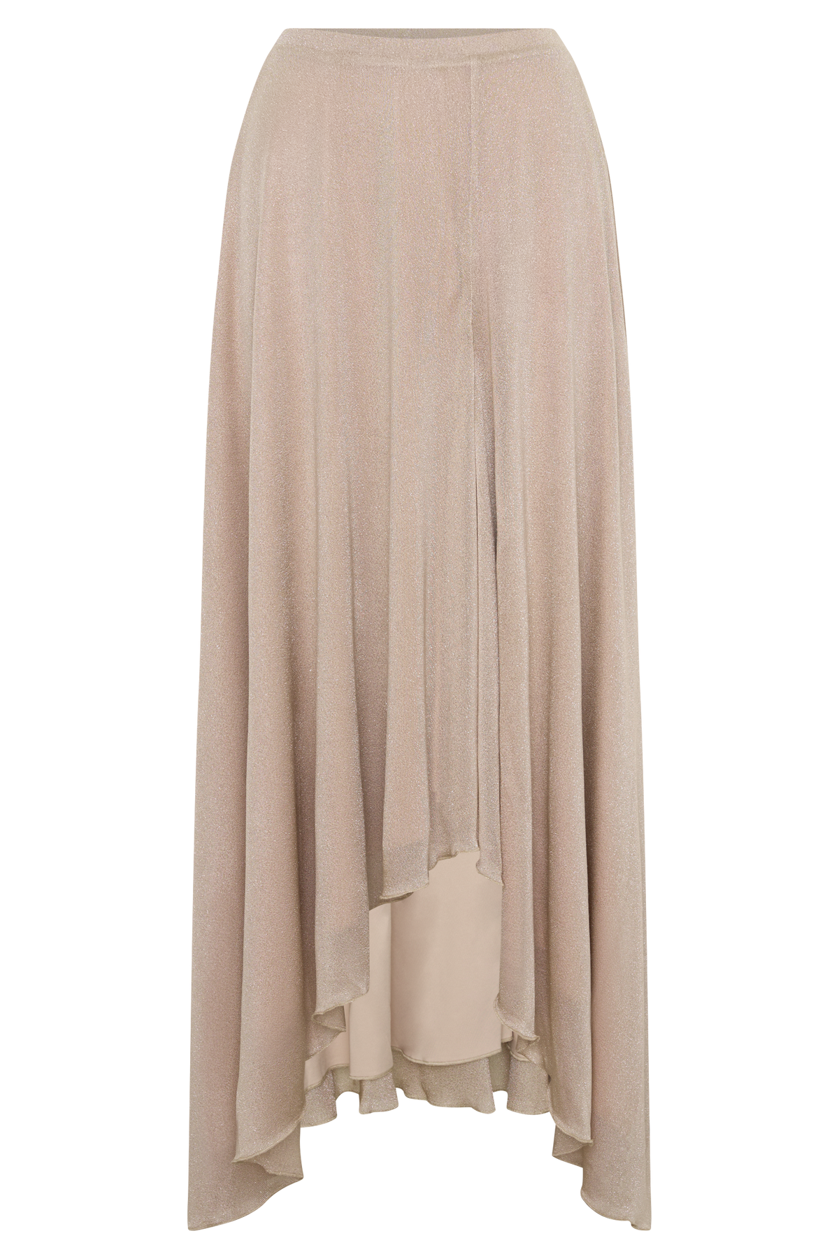 Nola Lurex Maxi Skirt - Gold #13