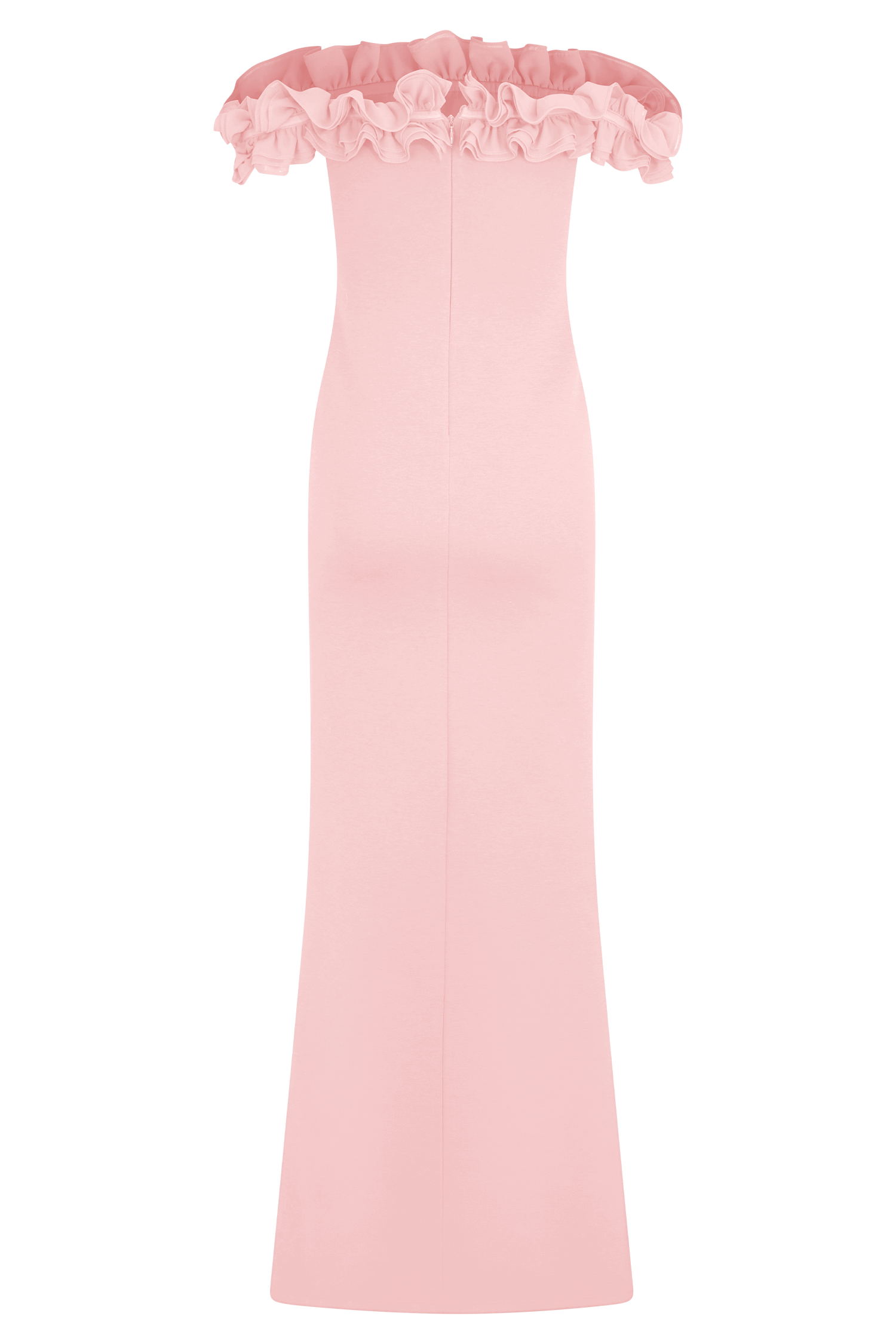 Nova Ruffle Off Shoulder Maxi Dress - Ballet Pink #6