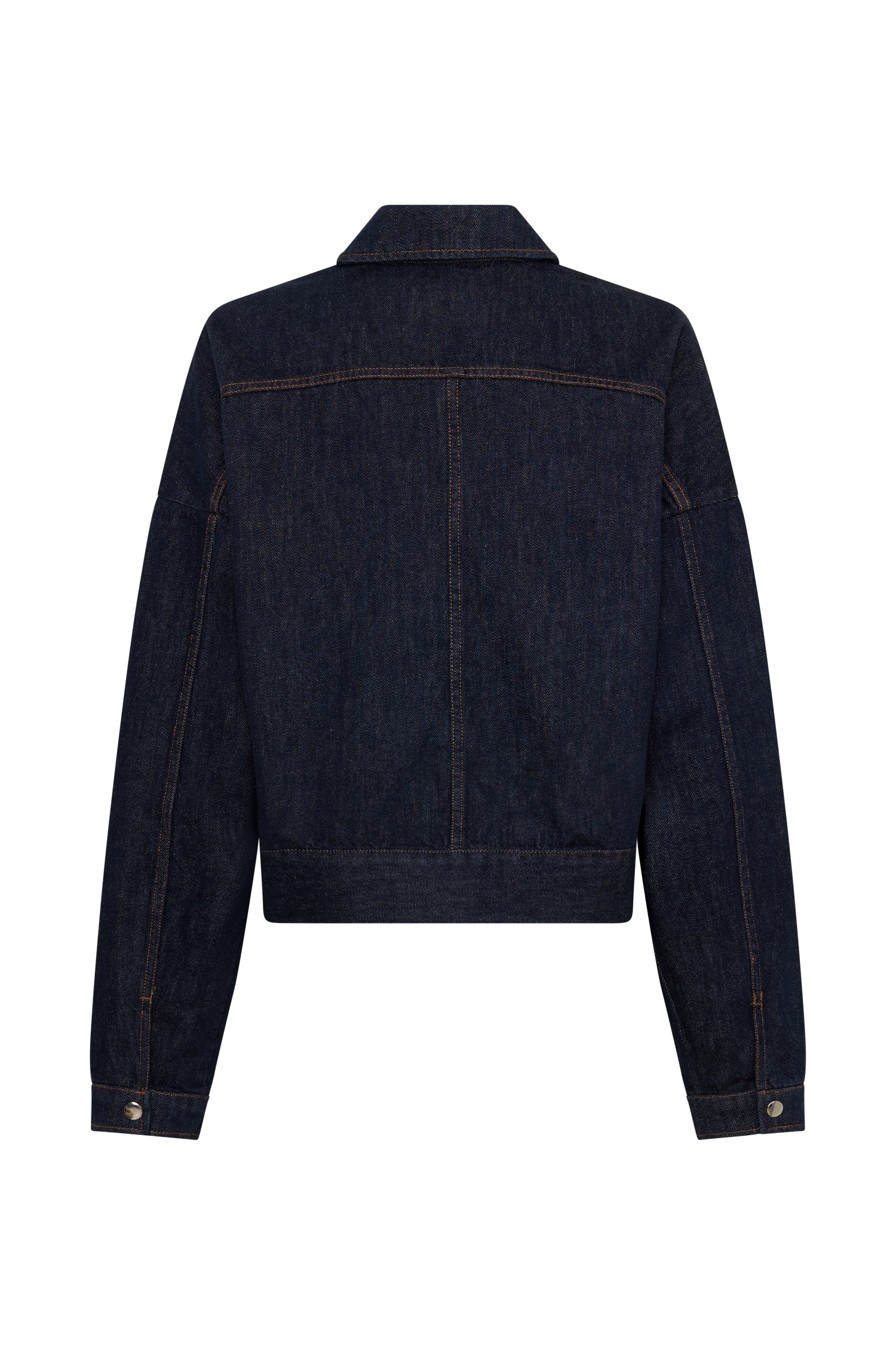 Olandria Oversized Jacket Top - Washed Indigo Blue #8