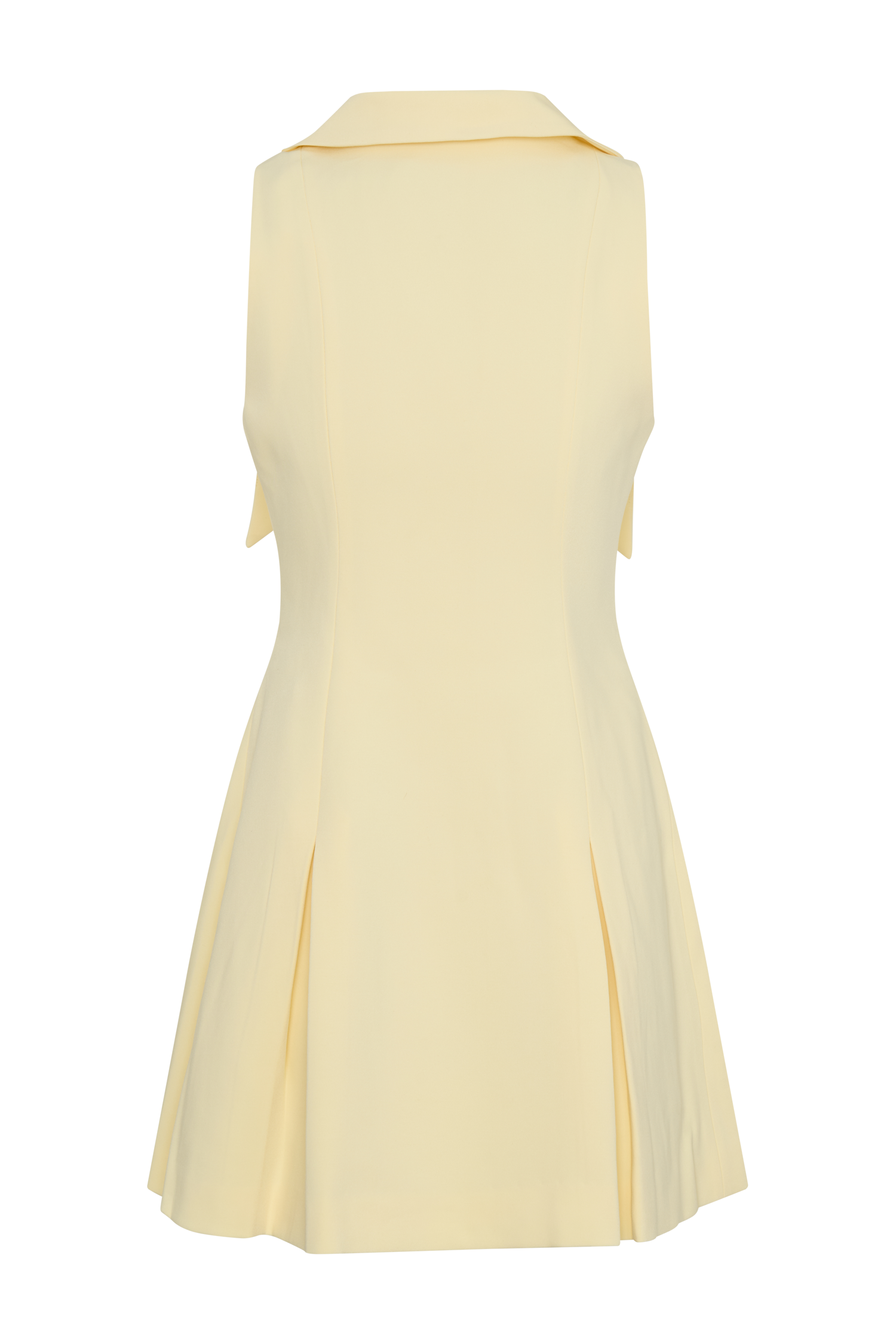 Oli Sleeveless Mini Dress - Lemon #8