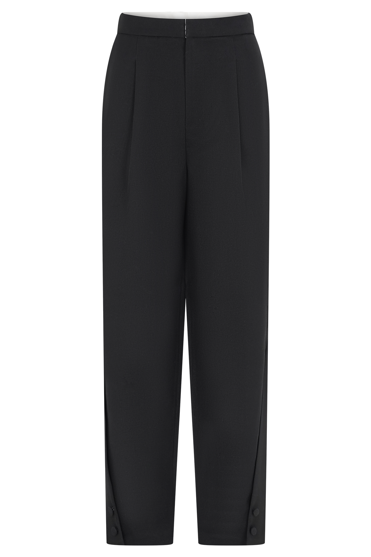 Olie Barrel Leg Suiting Pants - Black #8