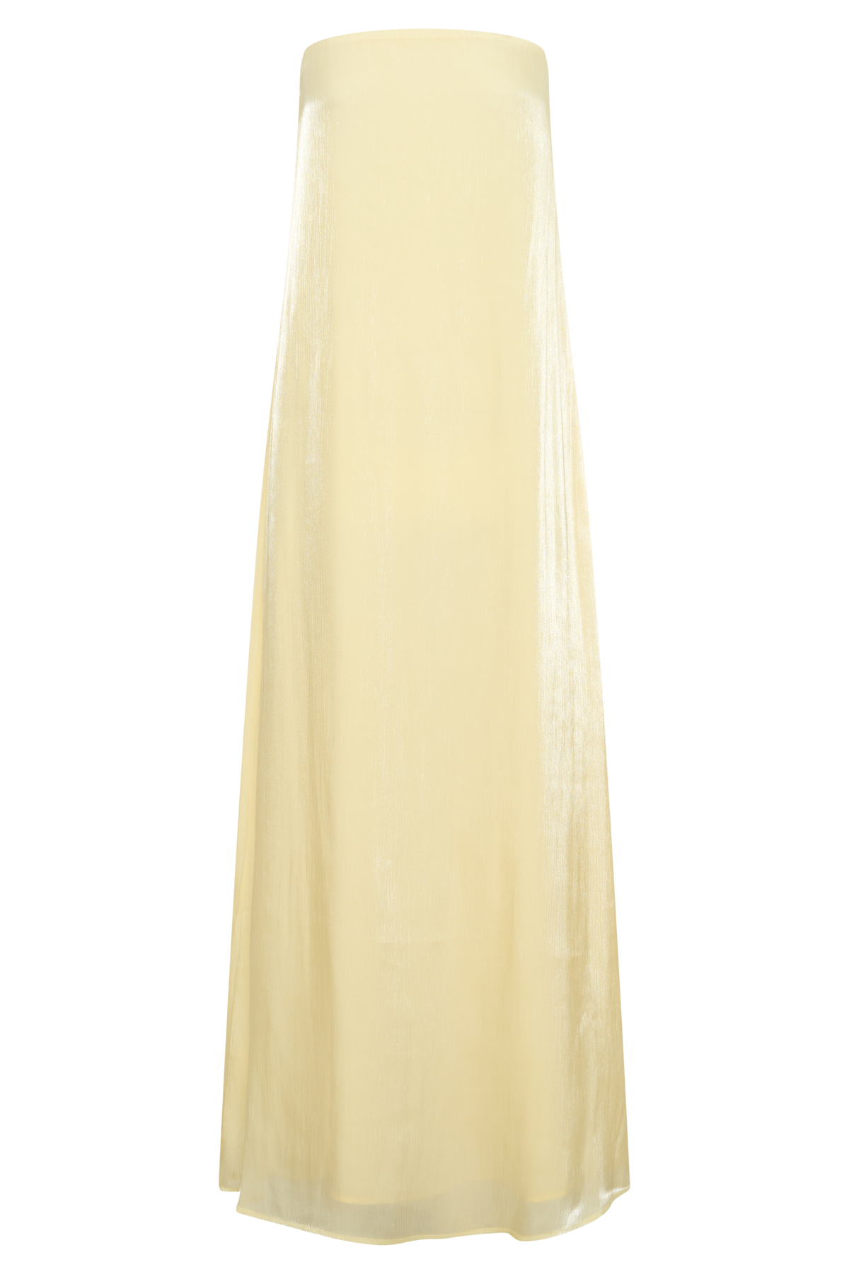 Olivia Strapless Maxi Dress - Lemon #11