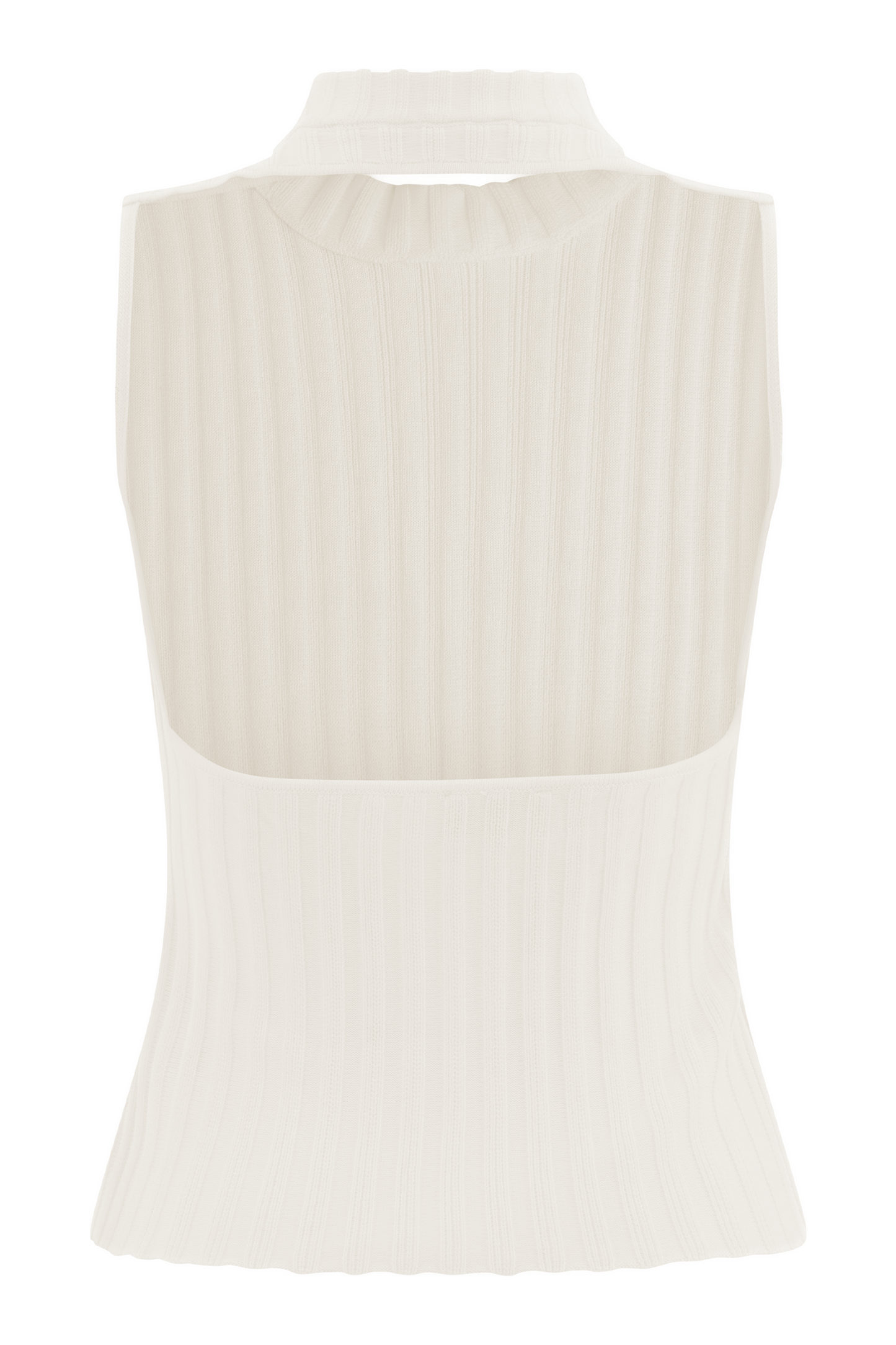 Oona Turtle Neck Knit Top - Ivory