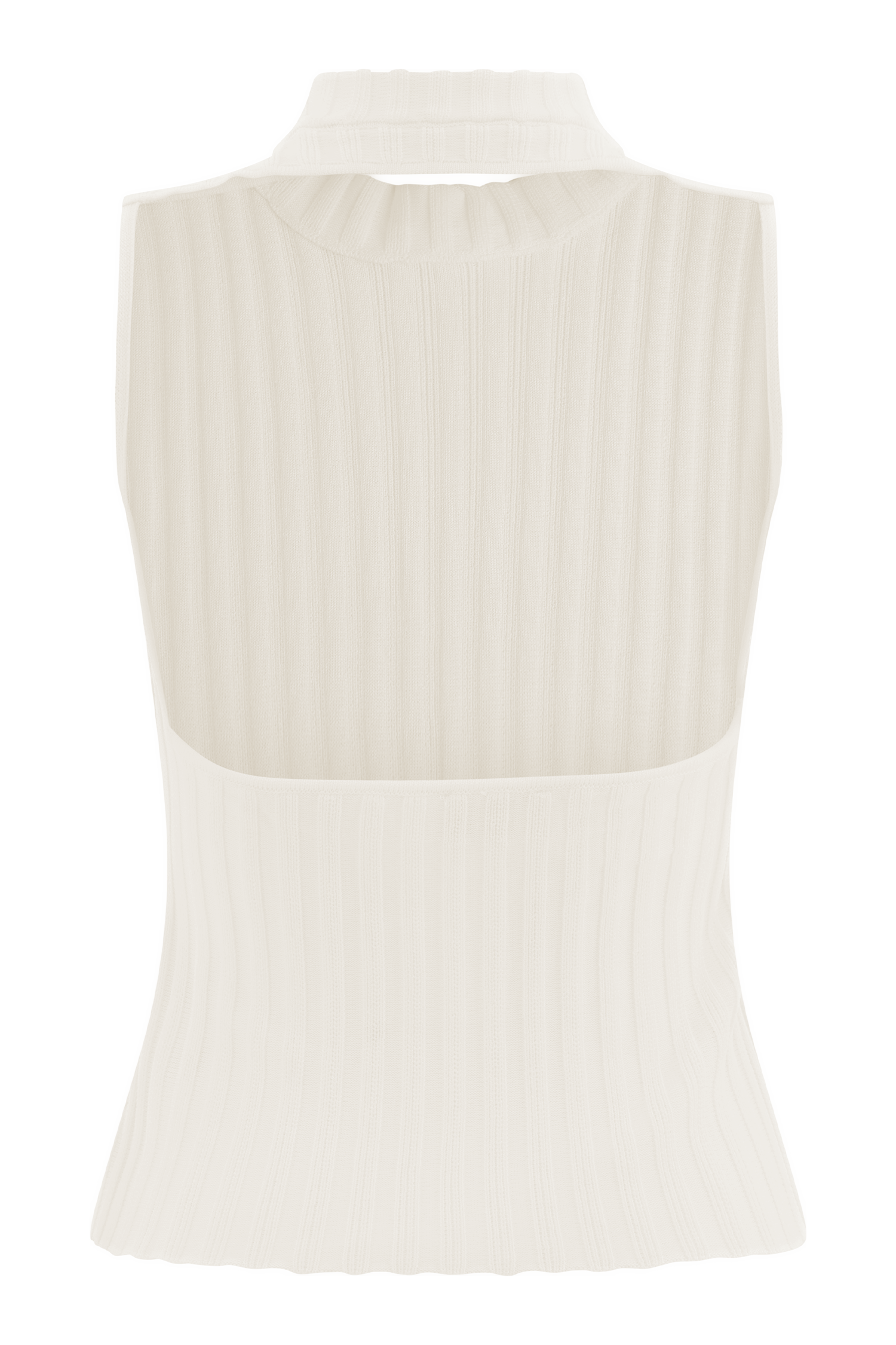 Oona Turtle Neck Knit Top - Ivory #6