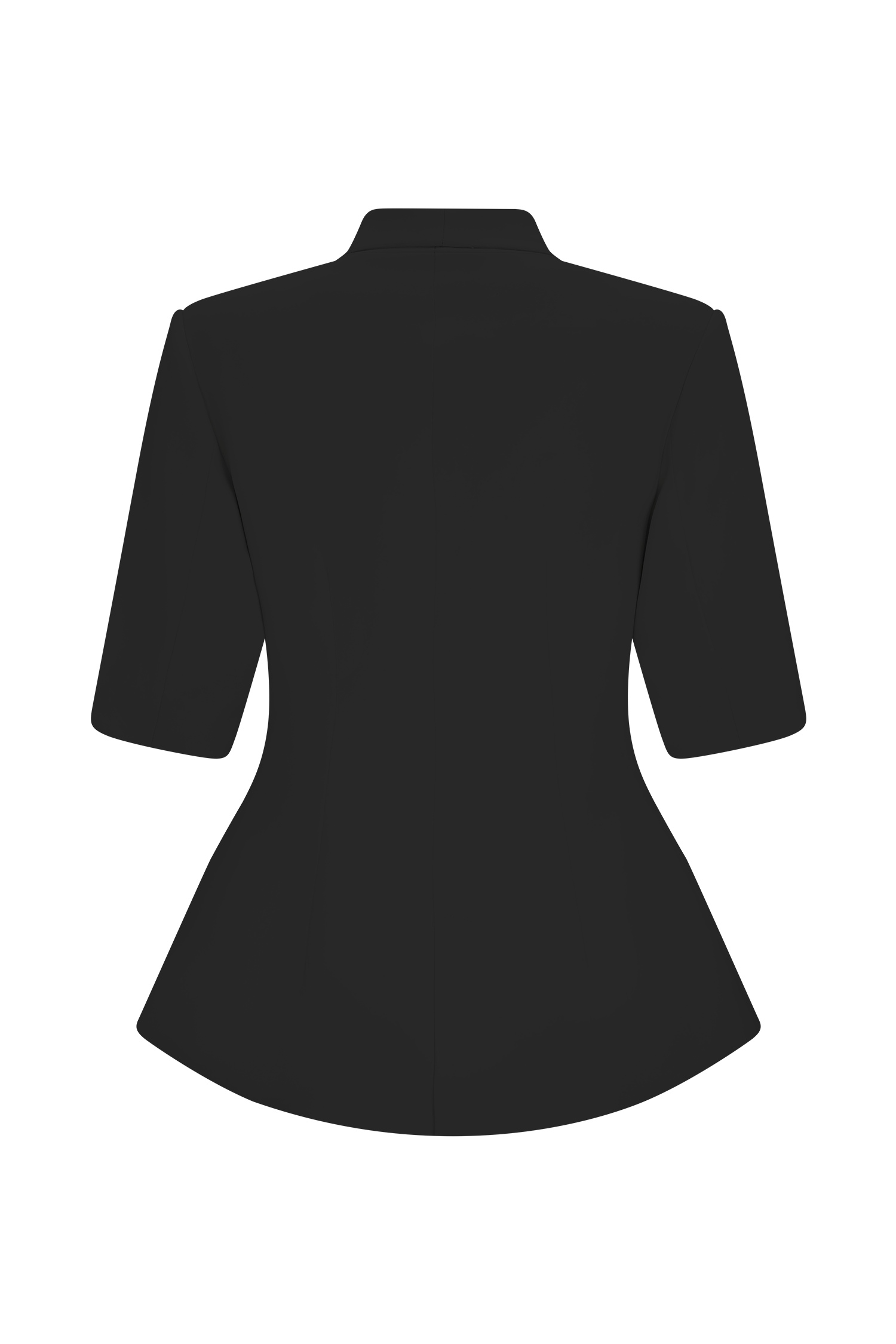 Opal Puff Sleeve Suiting Top - Black #8