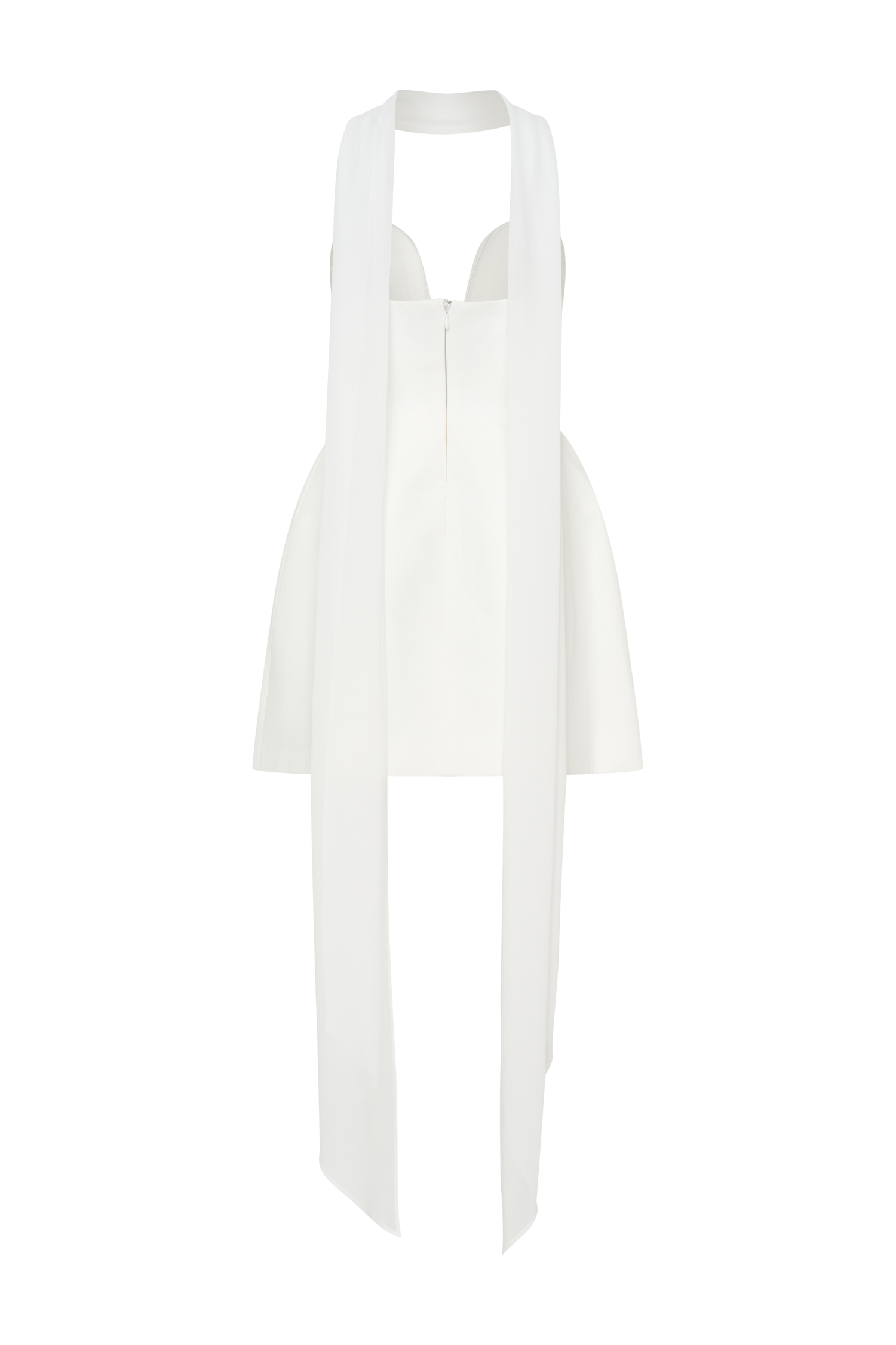 Orellia Strapless Suiting Mini Dress - Ivory #8