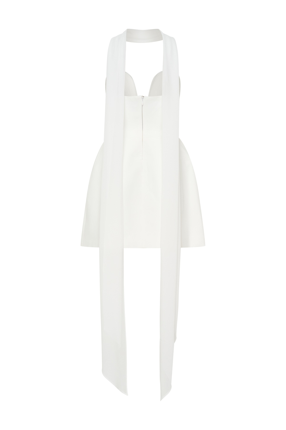 Orellia Strapless Suiting Mini Dress - Ivory #12