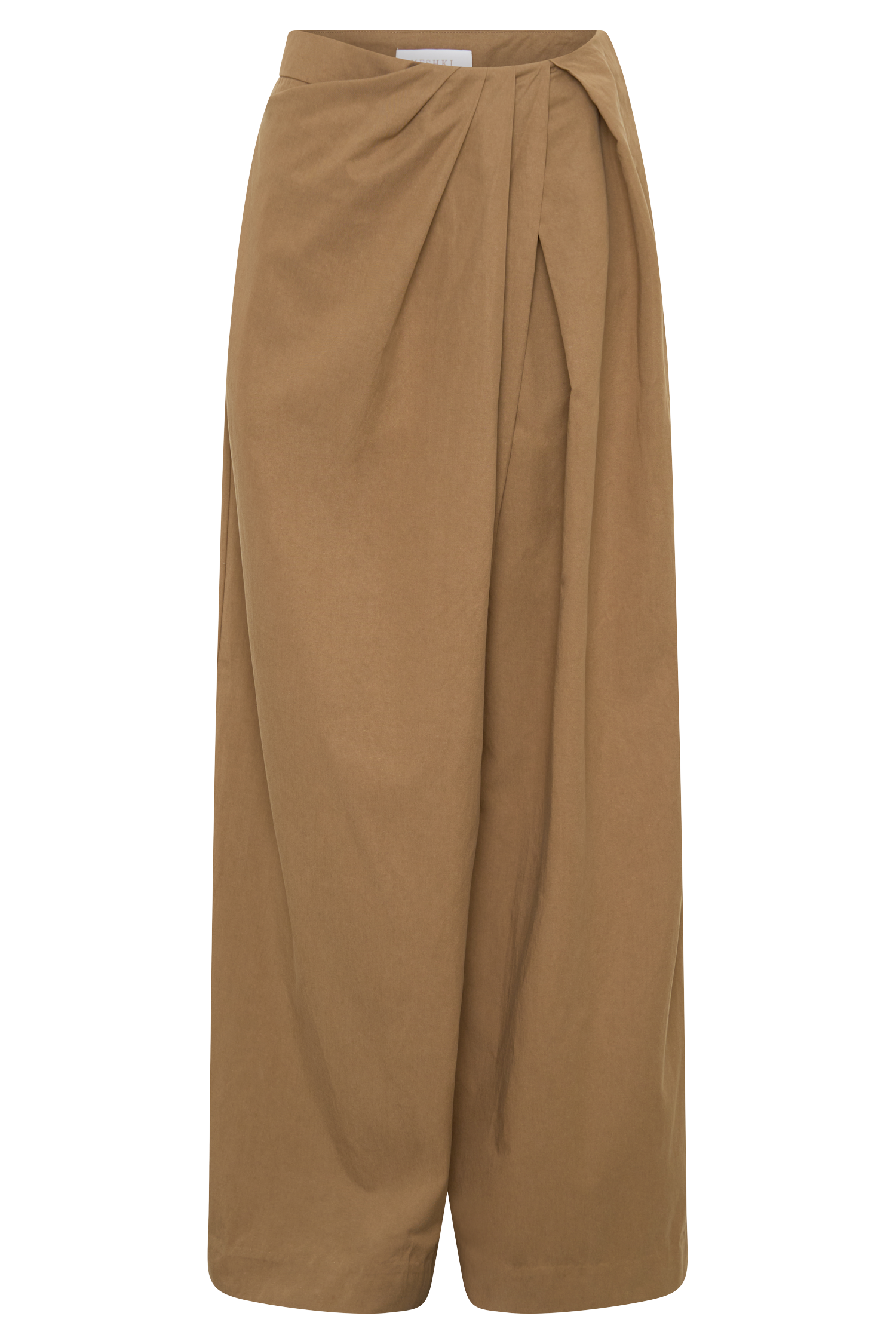 Owen Draped Wide Leg Pants - Mocha #9