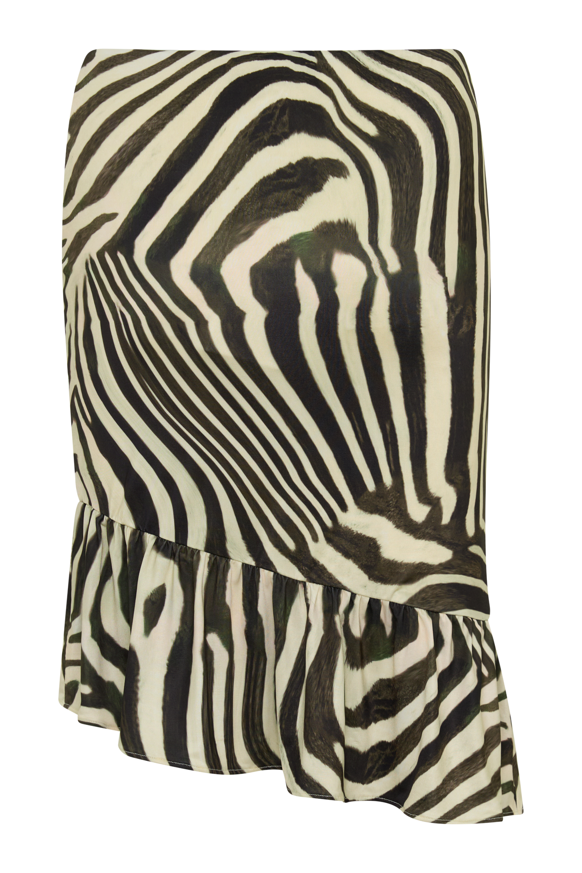 Polina Zebra Printed Midi Skirt - Zebra Print #8