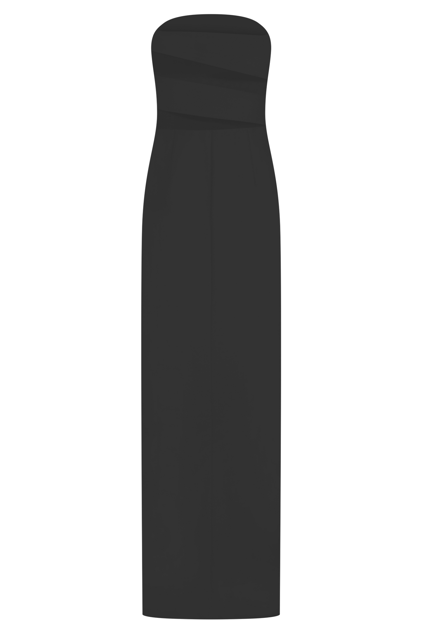 Paulina Cut Out Strapless Maxi Dress - Black