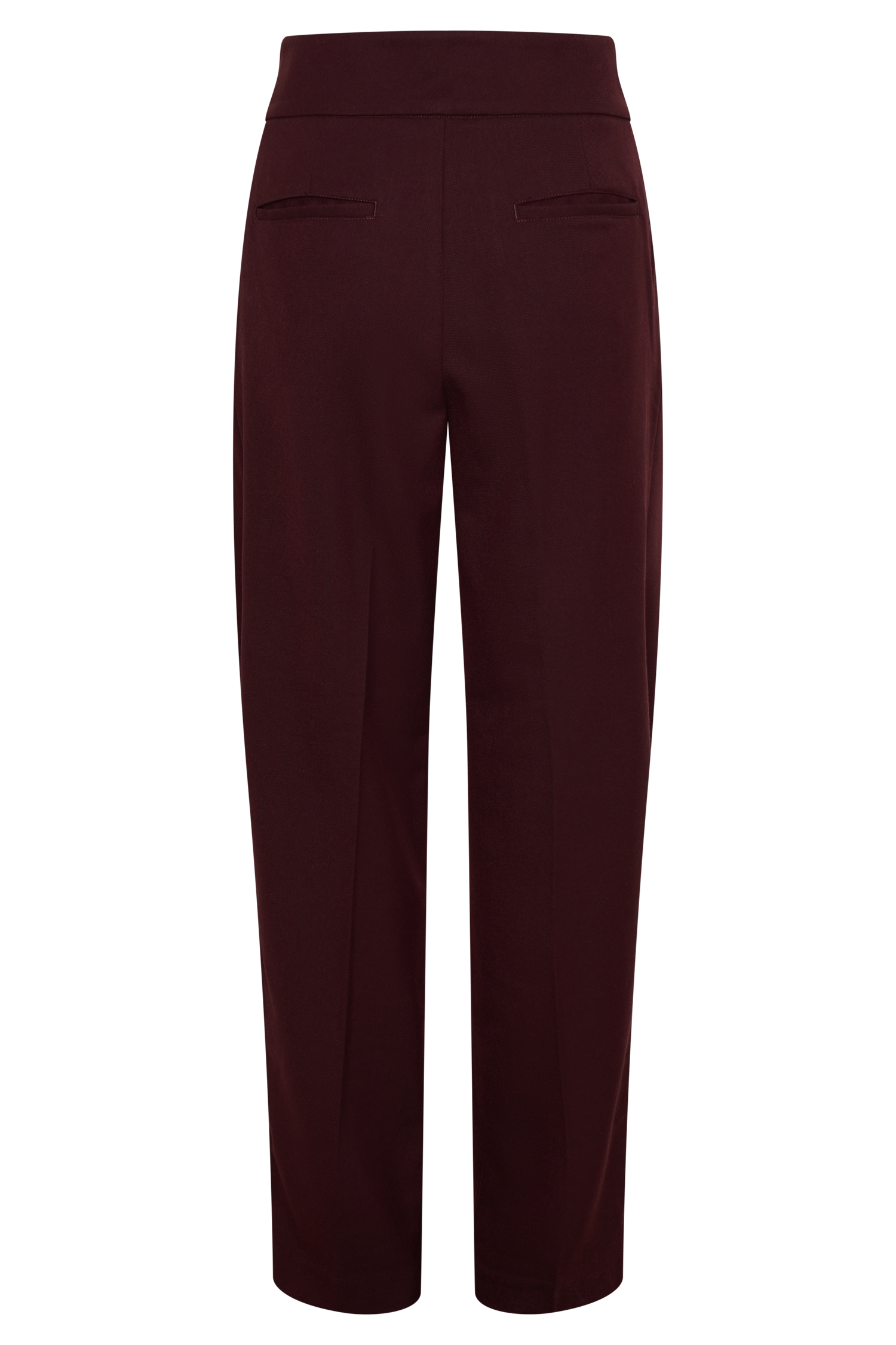 Penelope Pleated High Waisted Pants - Mahogany #10