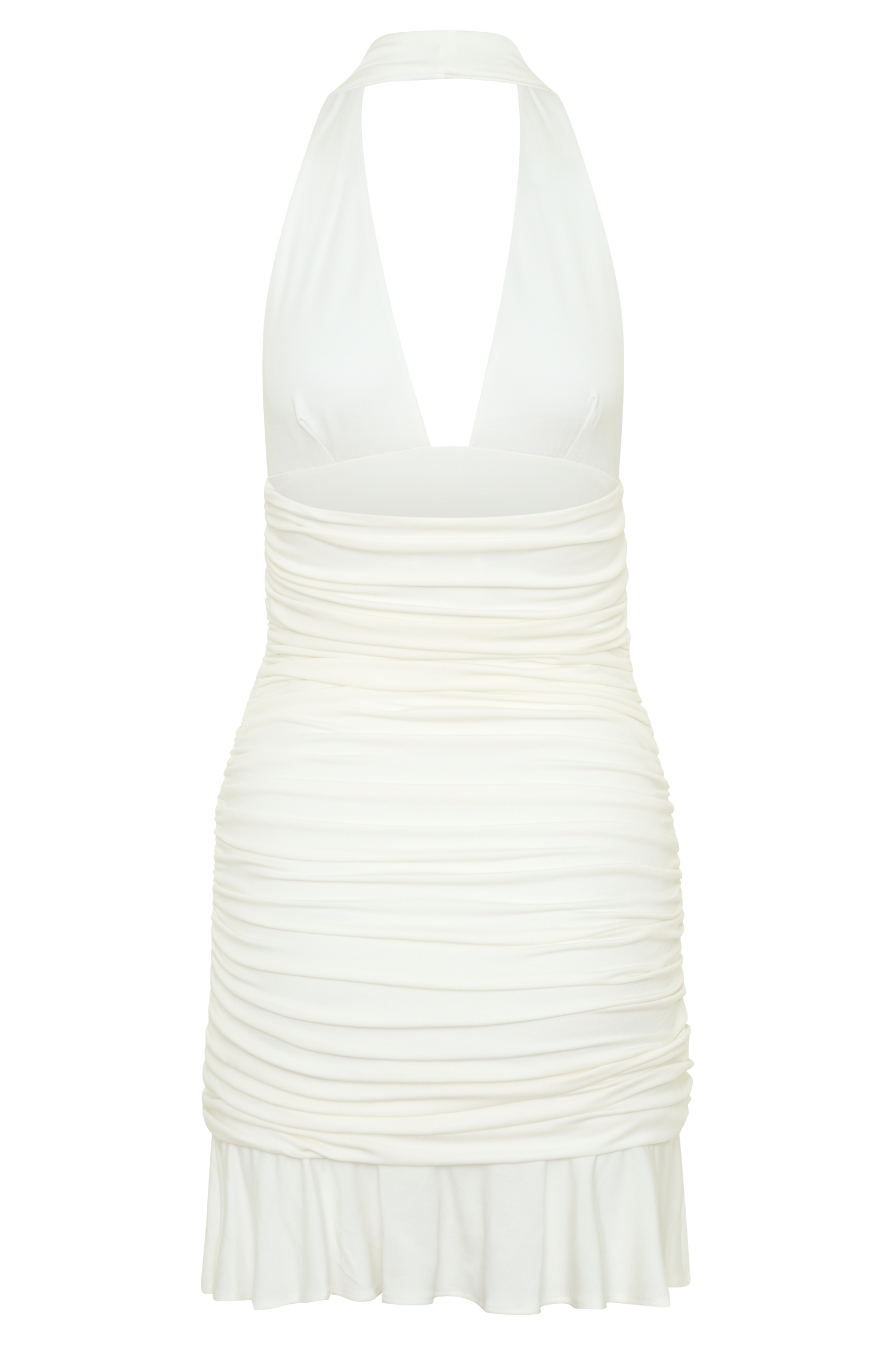 Peregrine Modal Halter Mini Dress - Ivory #6