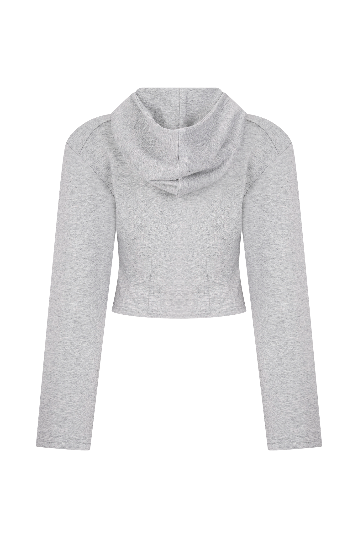 Quinn Zip Up Hoodie - Light Grey Marle #6