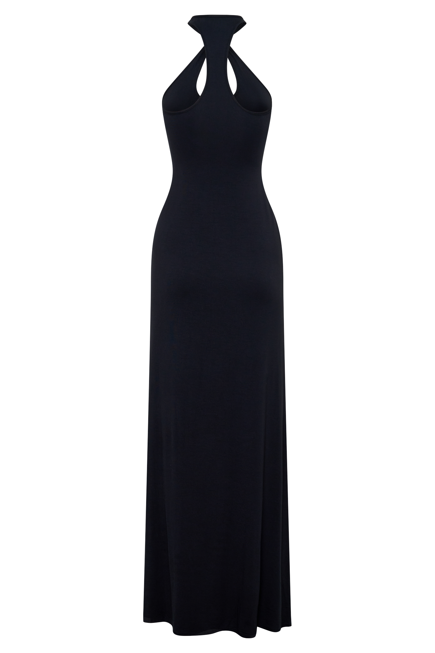 Ramona Modal Maxi Dress With Hardware - Black #6