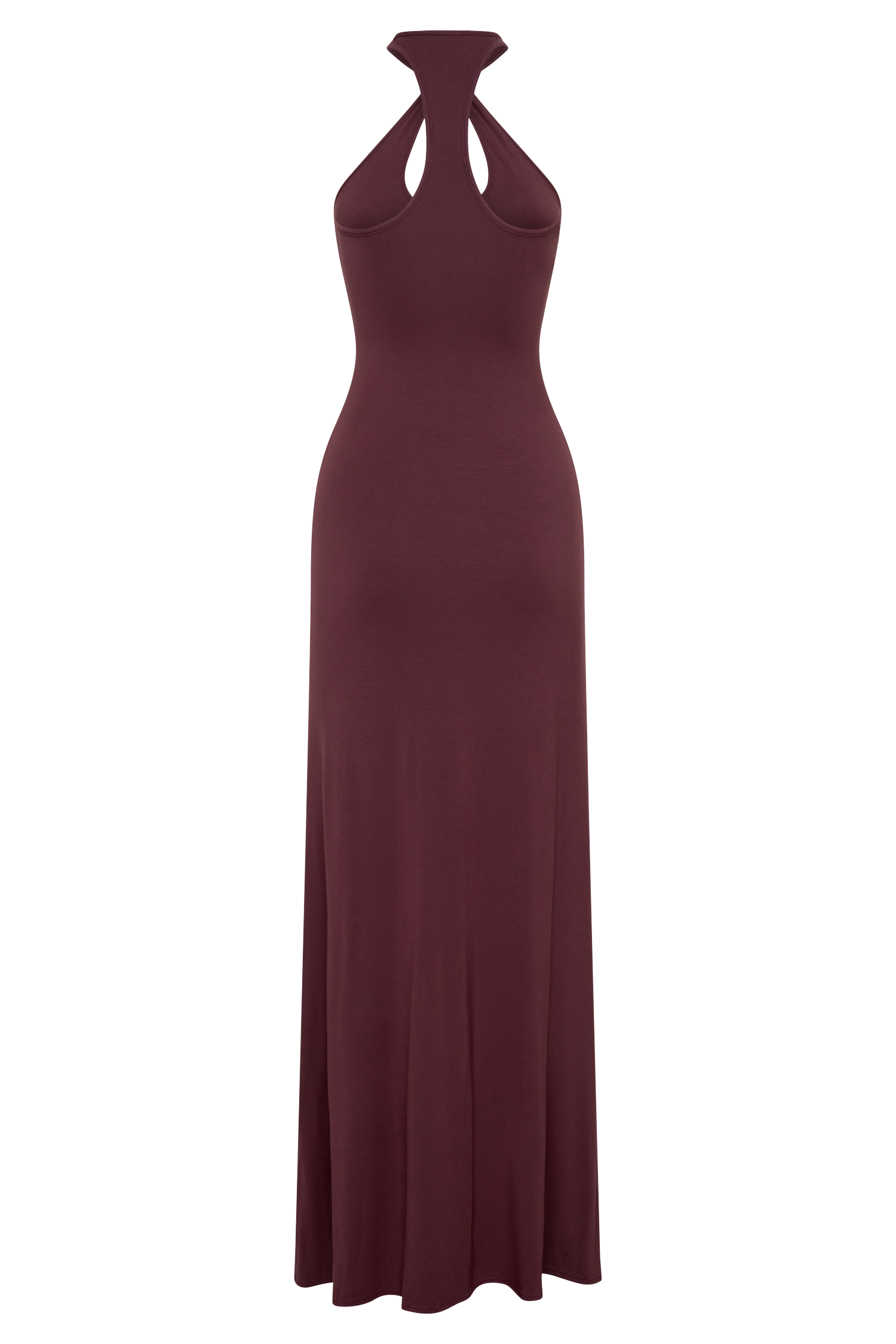 Ramona Modal Maxi Dress With Hardware - Mahogany #6