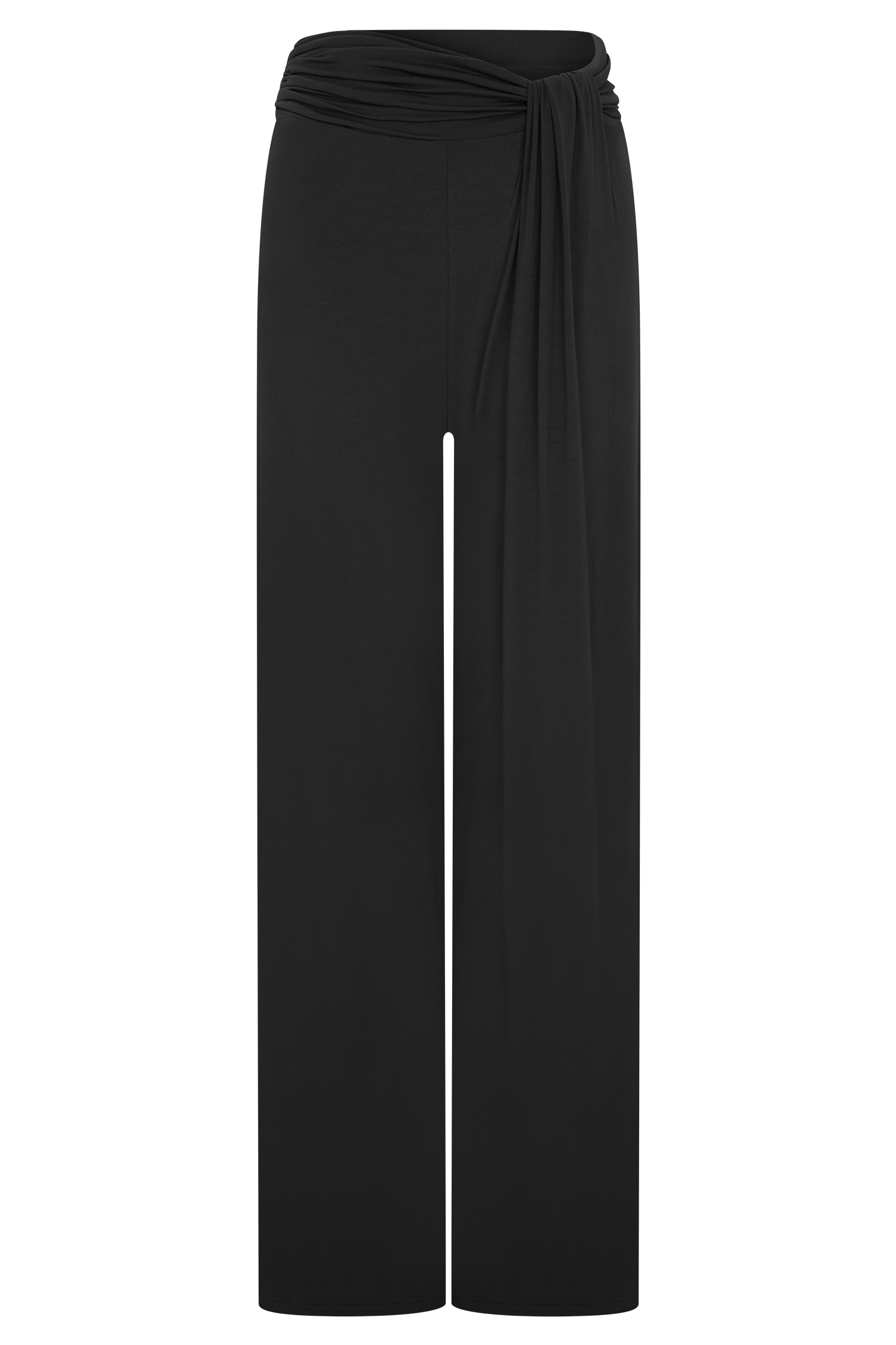 Ramona Modal Straight Leg Pant - Black #8