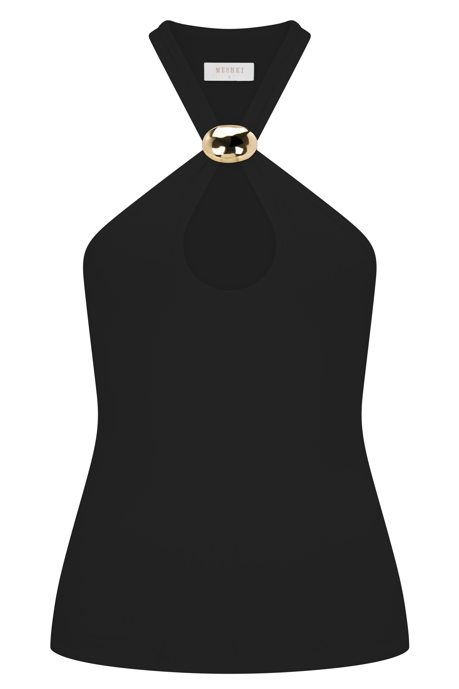 Ramona Modal Tank Top With Hardware - Black #8