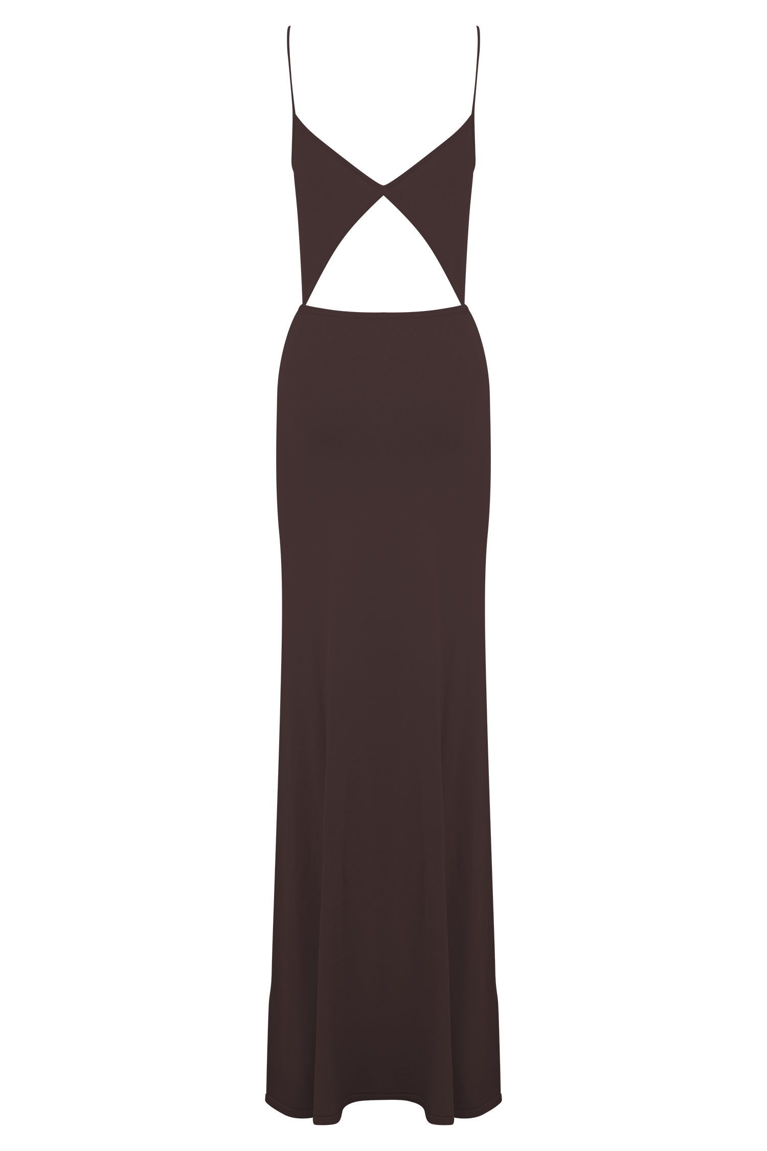 Reama Wrap Over Knit Maxi Dress - Chocolate #5