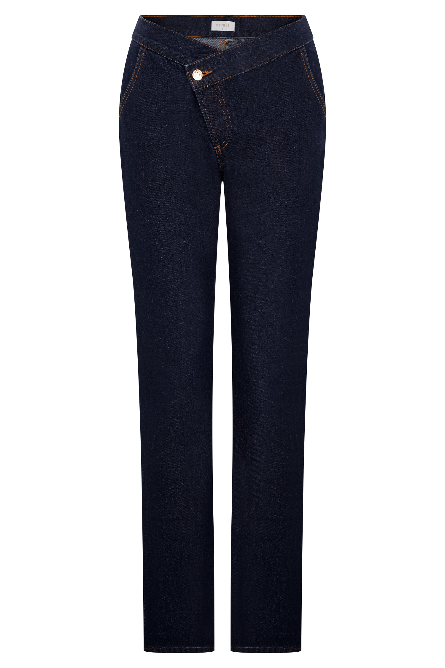 Remington V Front Straight Leg Jeans - Indigo Blue #9