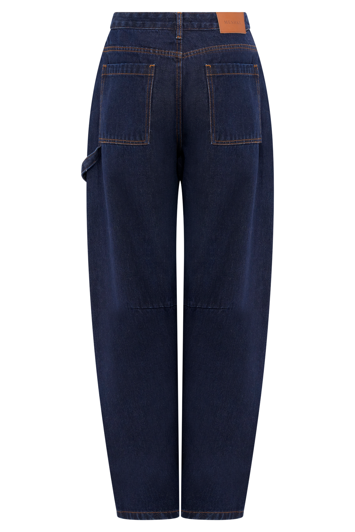 Renata Barrel Denim Jeans - Indigo Blue #8