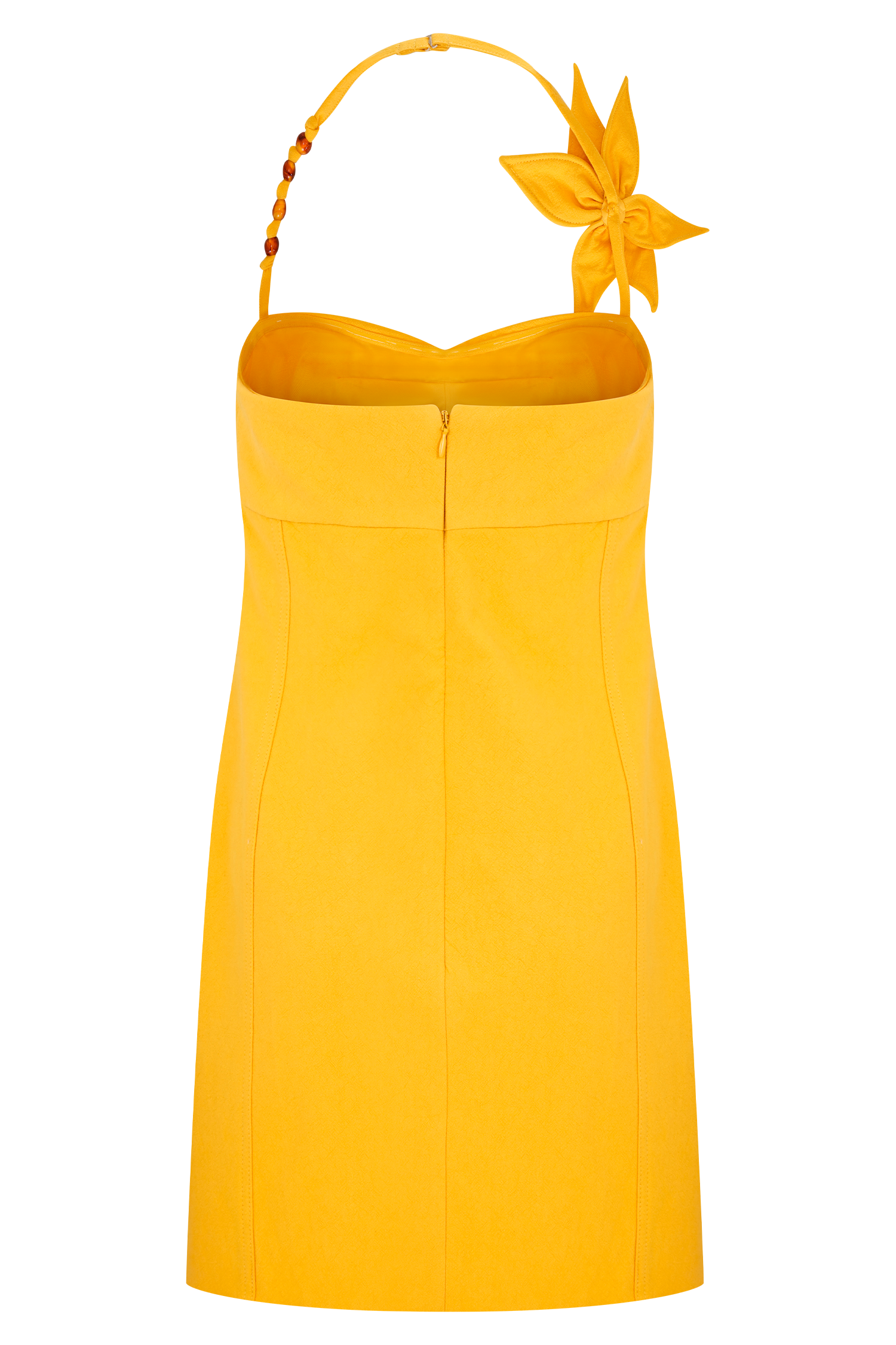 Reyes Cotton Floral Mini Dress - Butterscotch #11