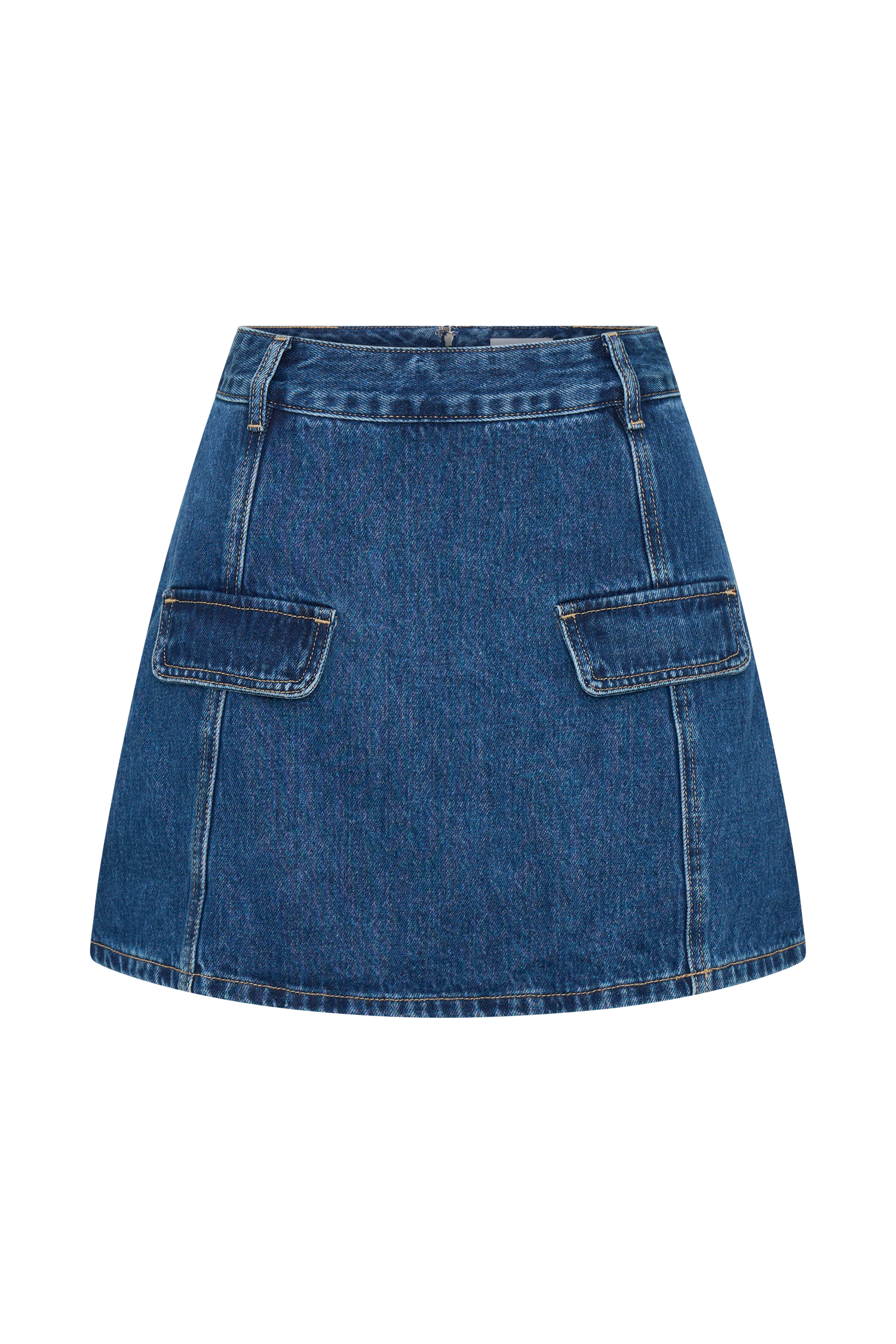 Rosalyn Mini Denim Skort - Dark Blue #8