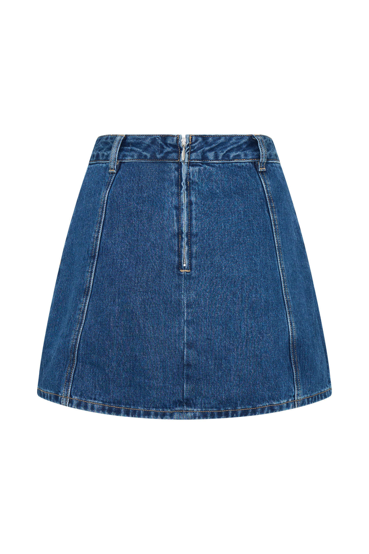 Rosalyn Mini Denim Skort - Dark Blue