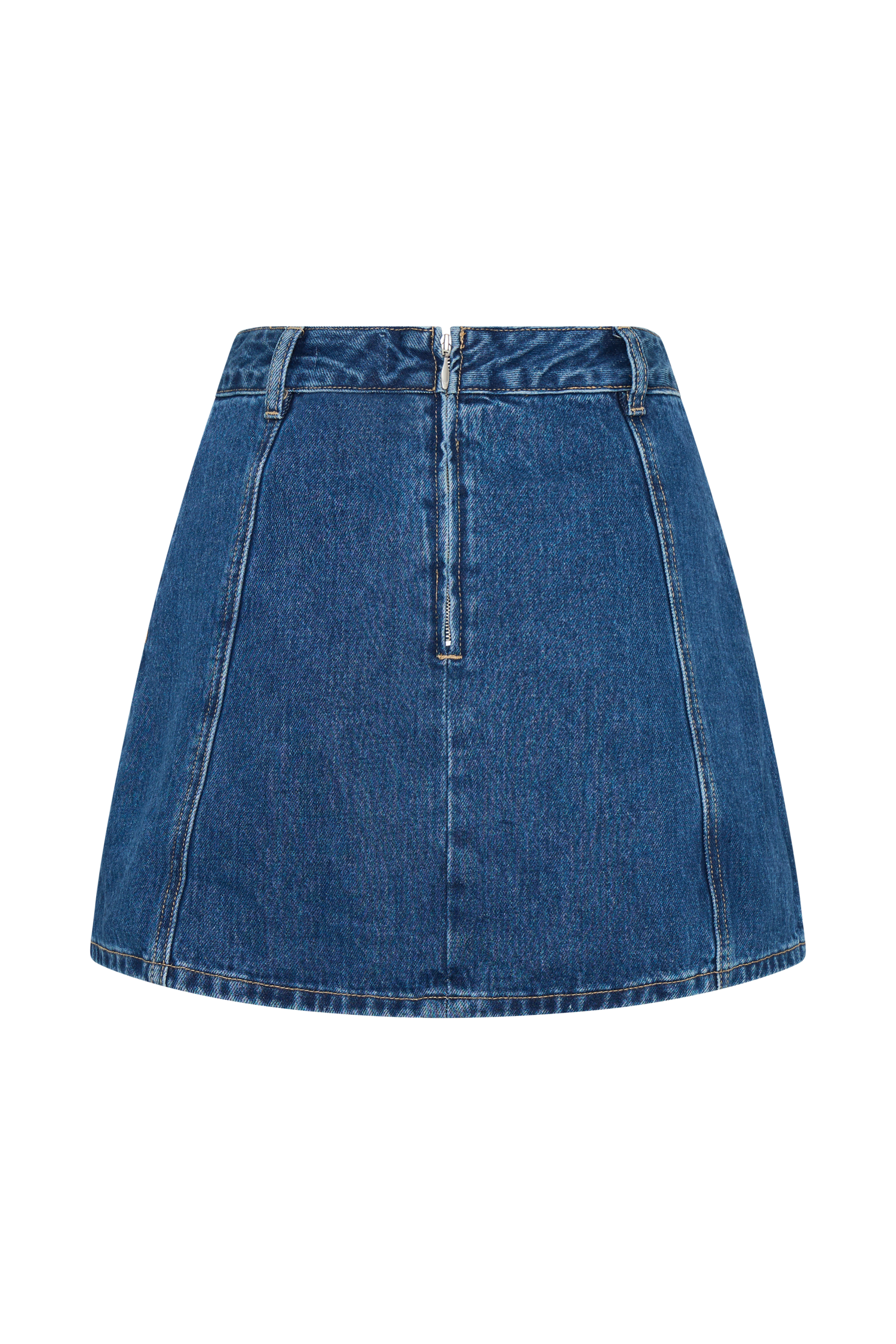 Rosalyn Mini Denim Skort - Dark Blue #7