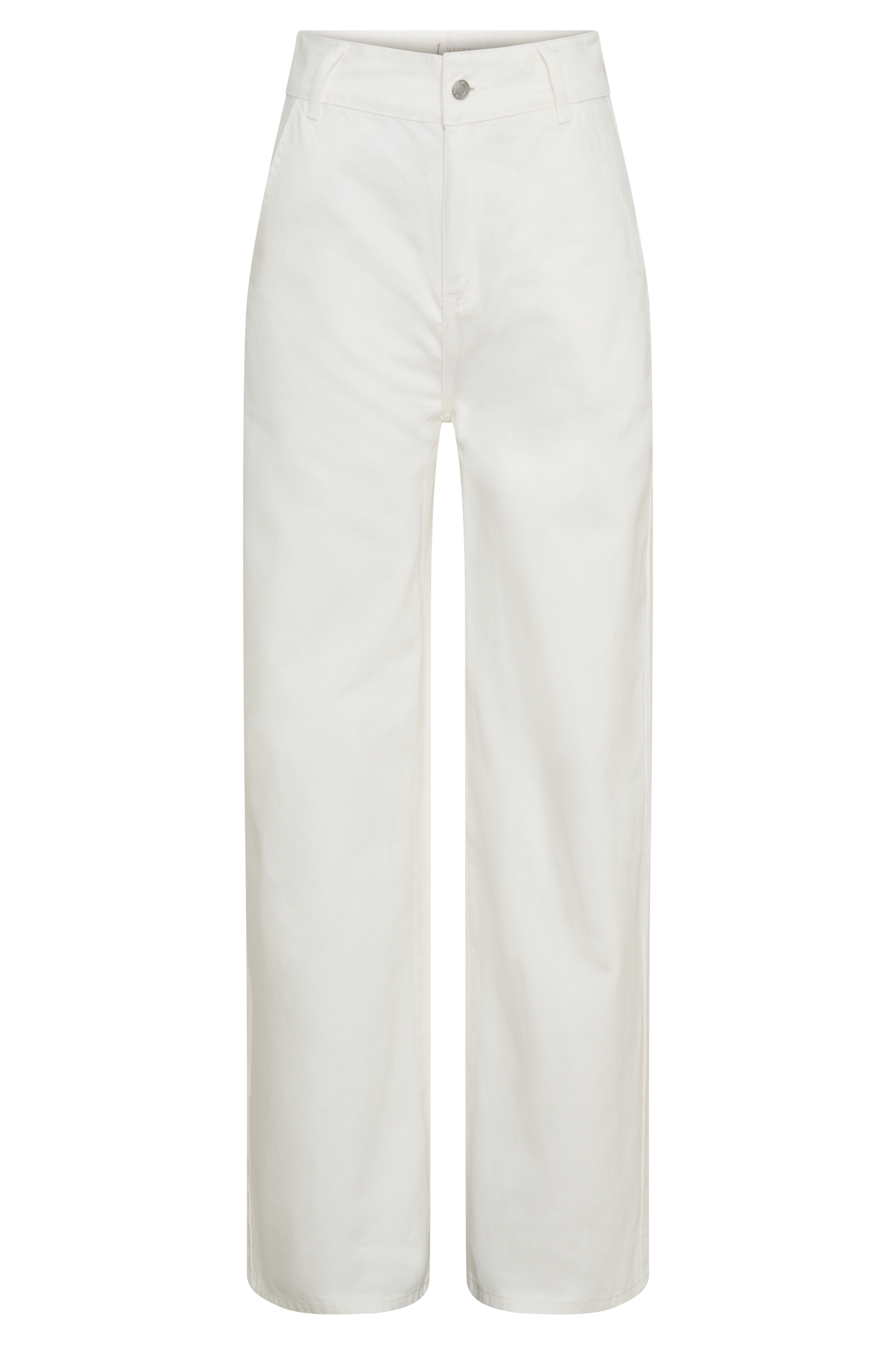 Roxy Wide Leg High Waist Denim Jeans - White #9