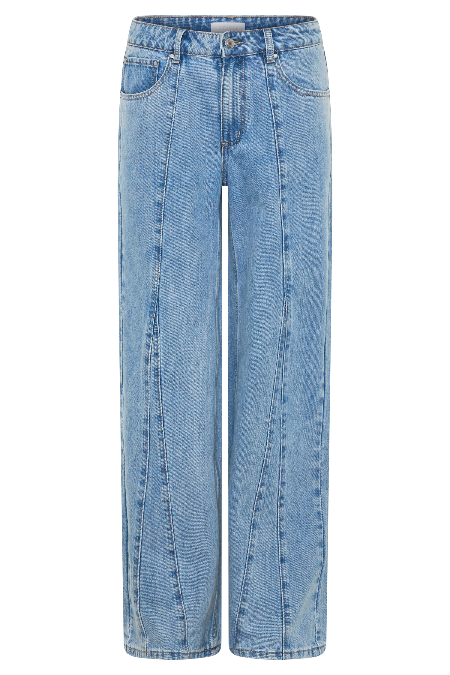 Roy Mid Rise Wide Leg Denim Jeans - Classic Blue #10