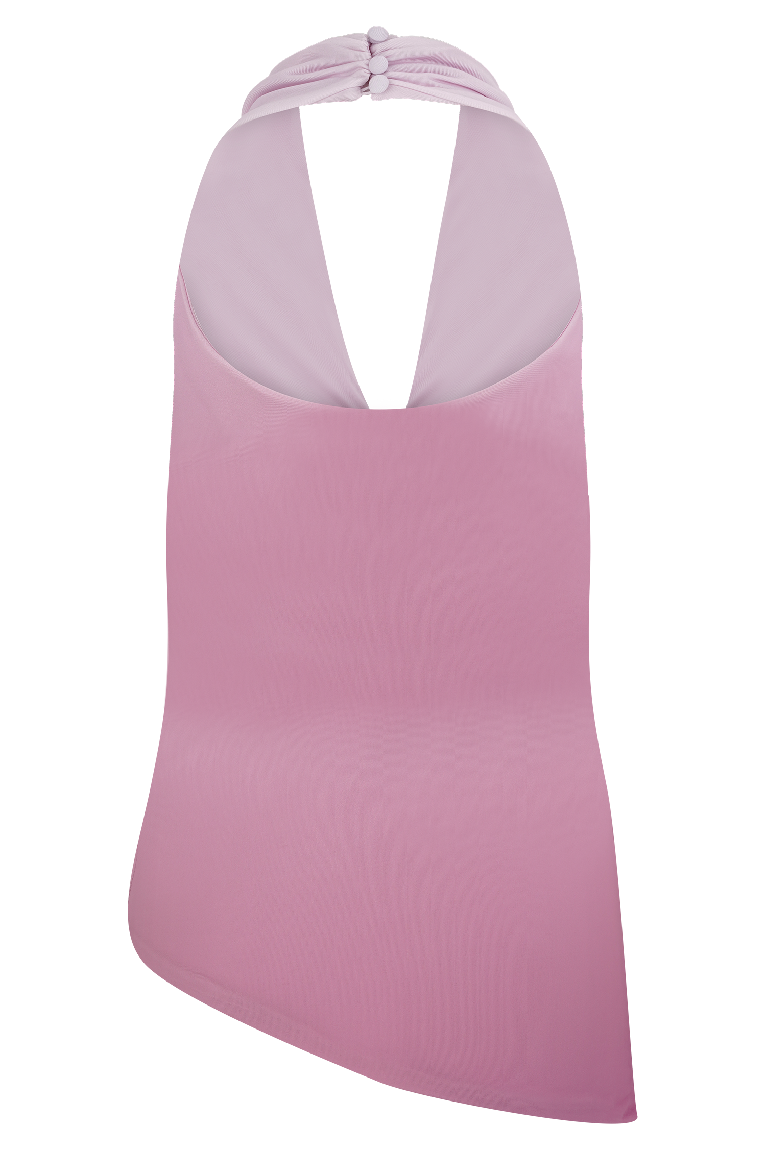Safiya Asymmetrical Halter Top - Ombre Pink #9