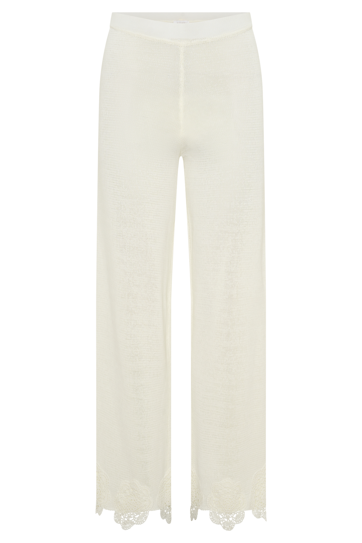 Salley Crochet Pants - Ivory