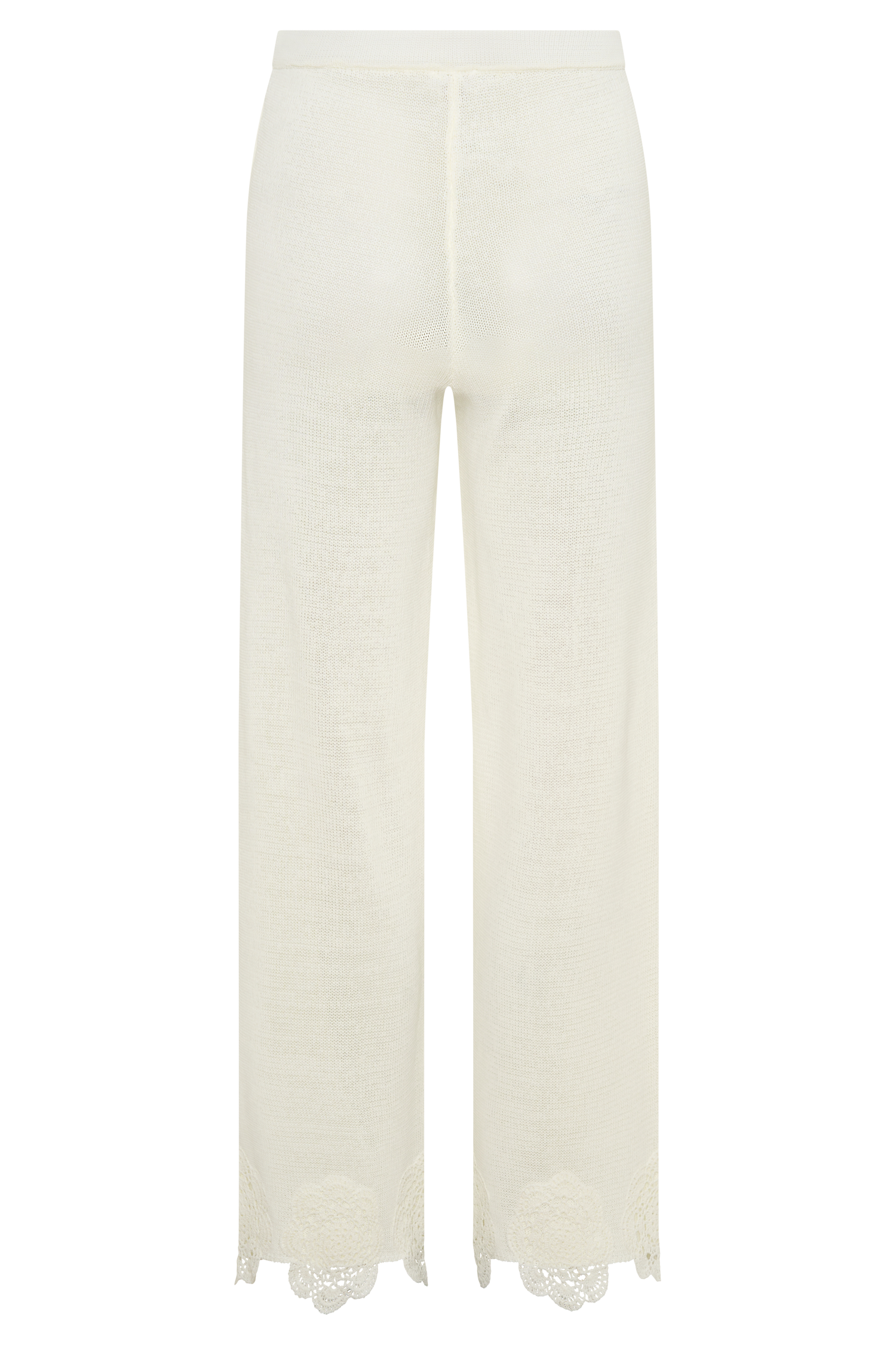 Salley Crochet Pants - Ivory #9