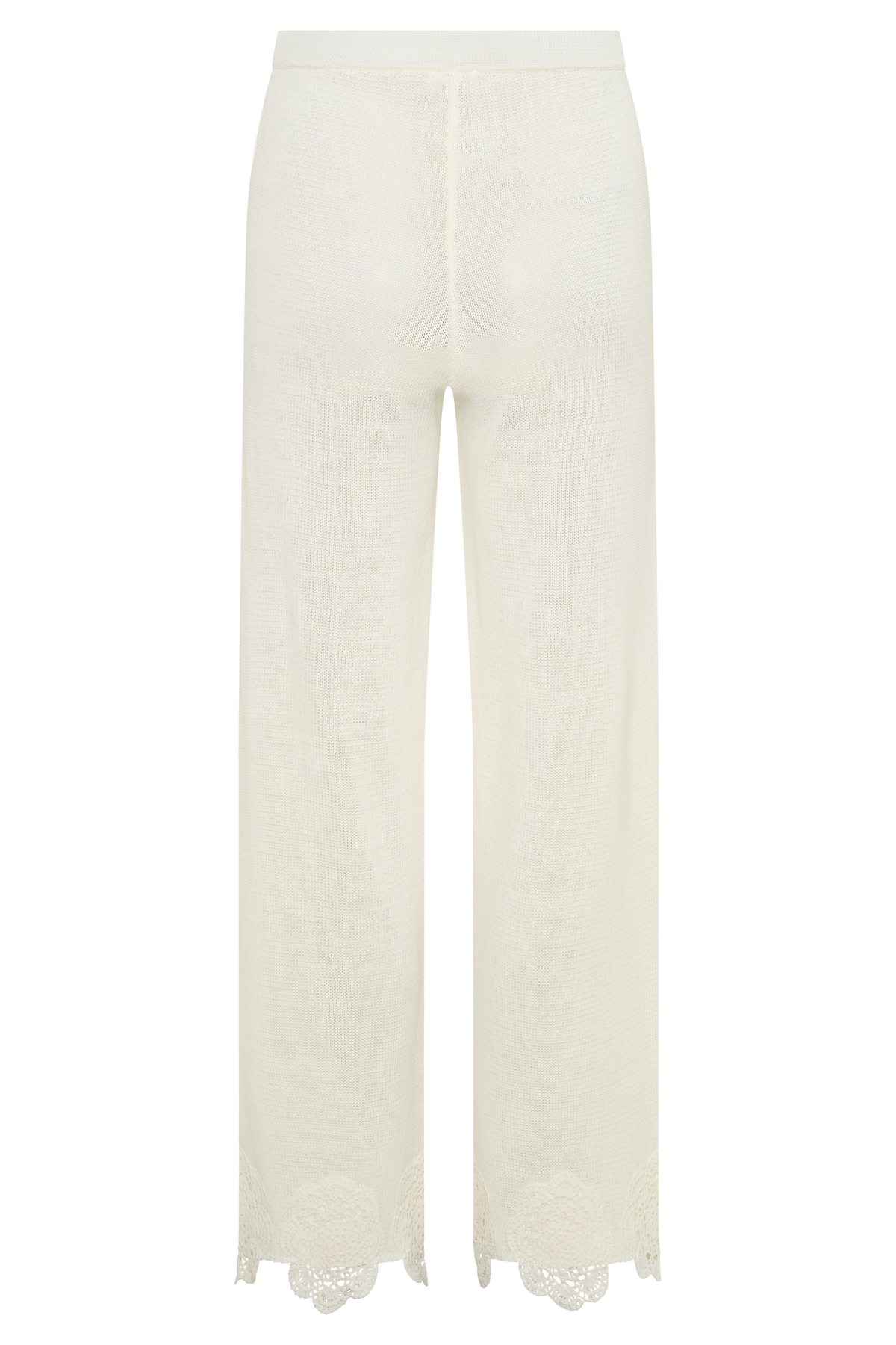 Salley Crochet Pants - Ivory