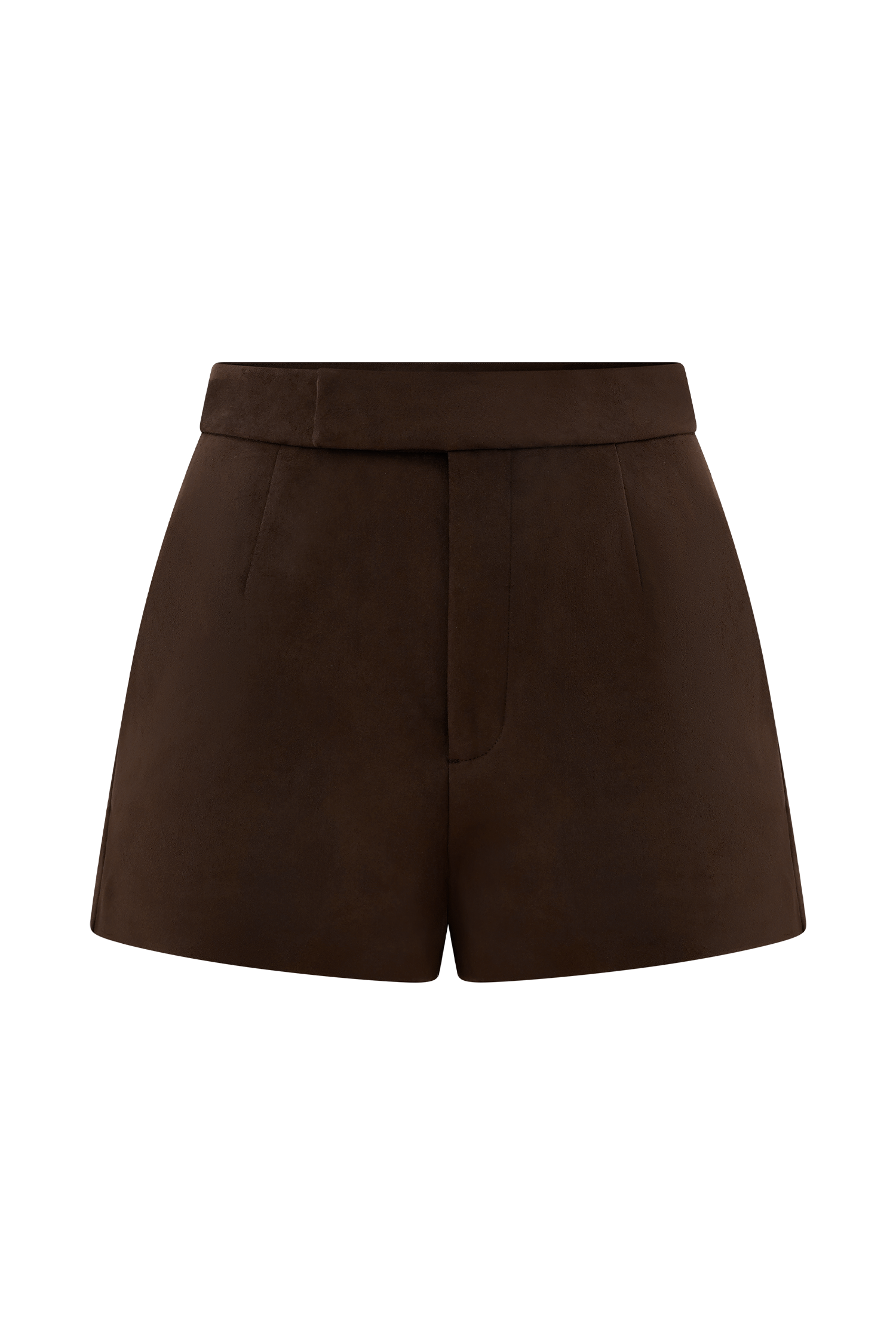Sally Faux Suede Short - Milk Chocolate #7