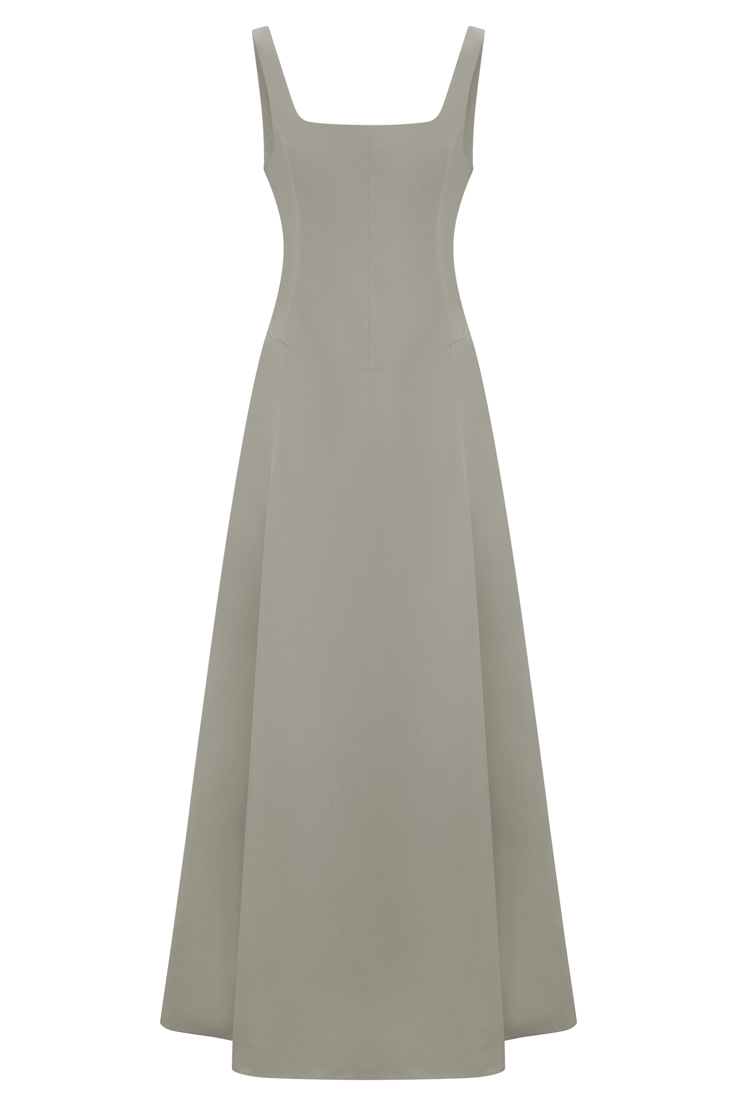 Salma Drop Waist Cotton Maxi Dress - Sage #8