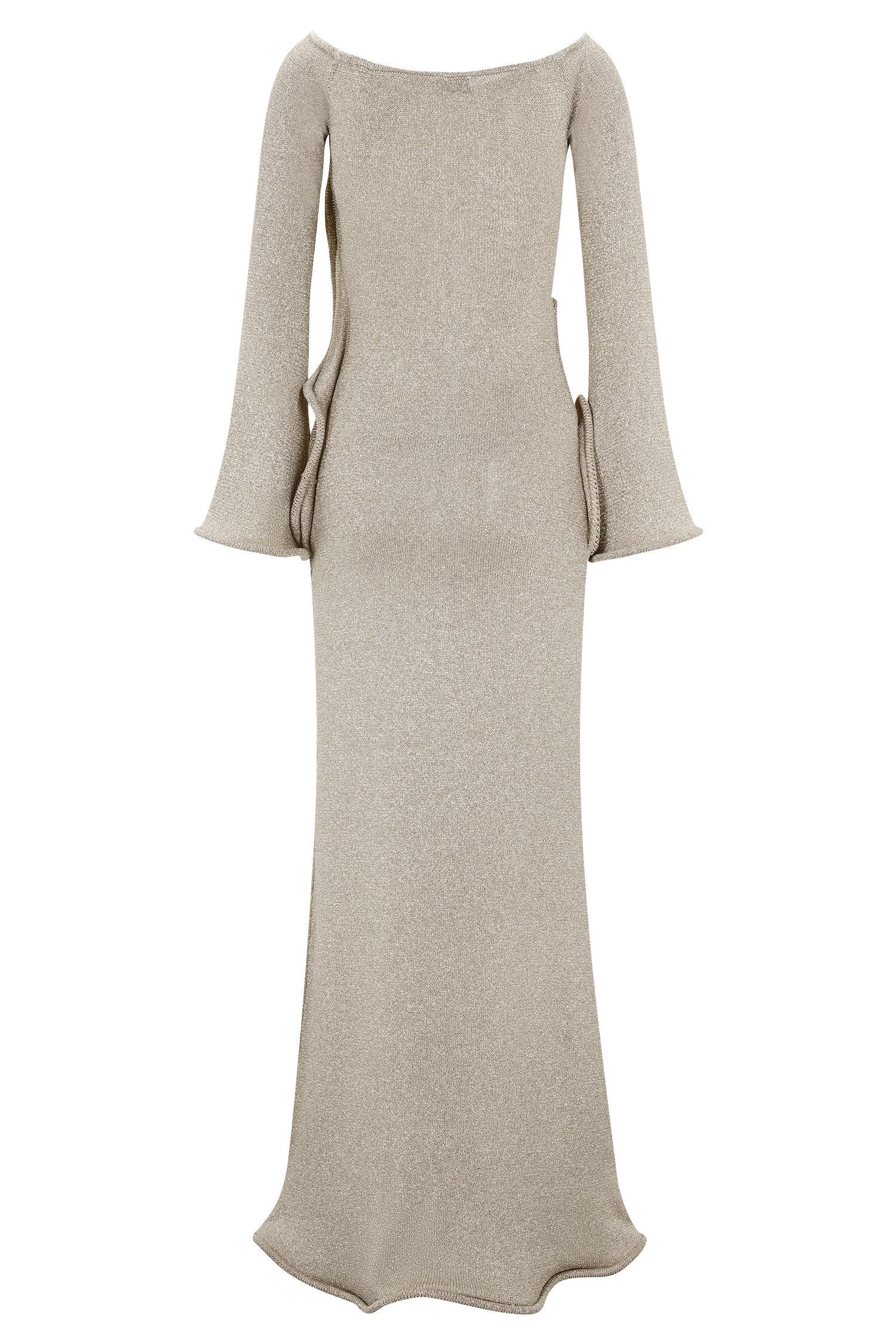 Sandrine Lurex Knit Maxi Dress - Gold #10
