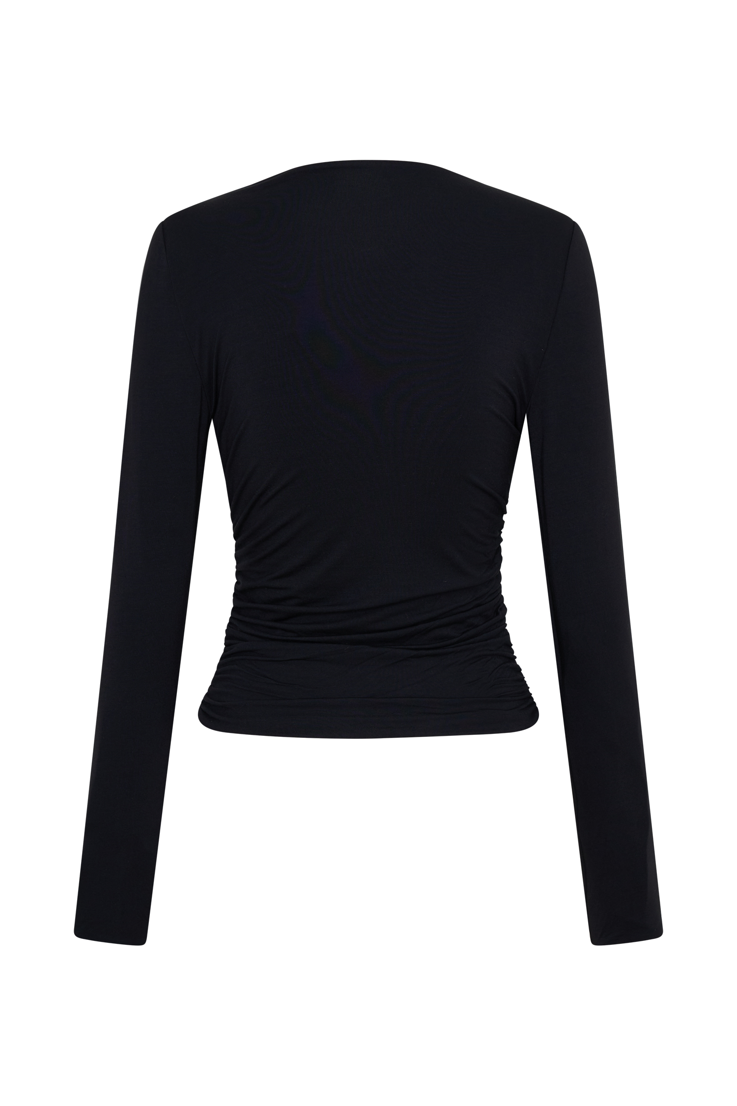 Sari Long Sleeve Modal Top - Black #3