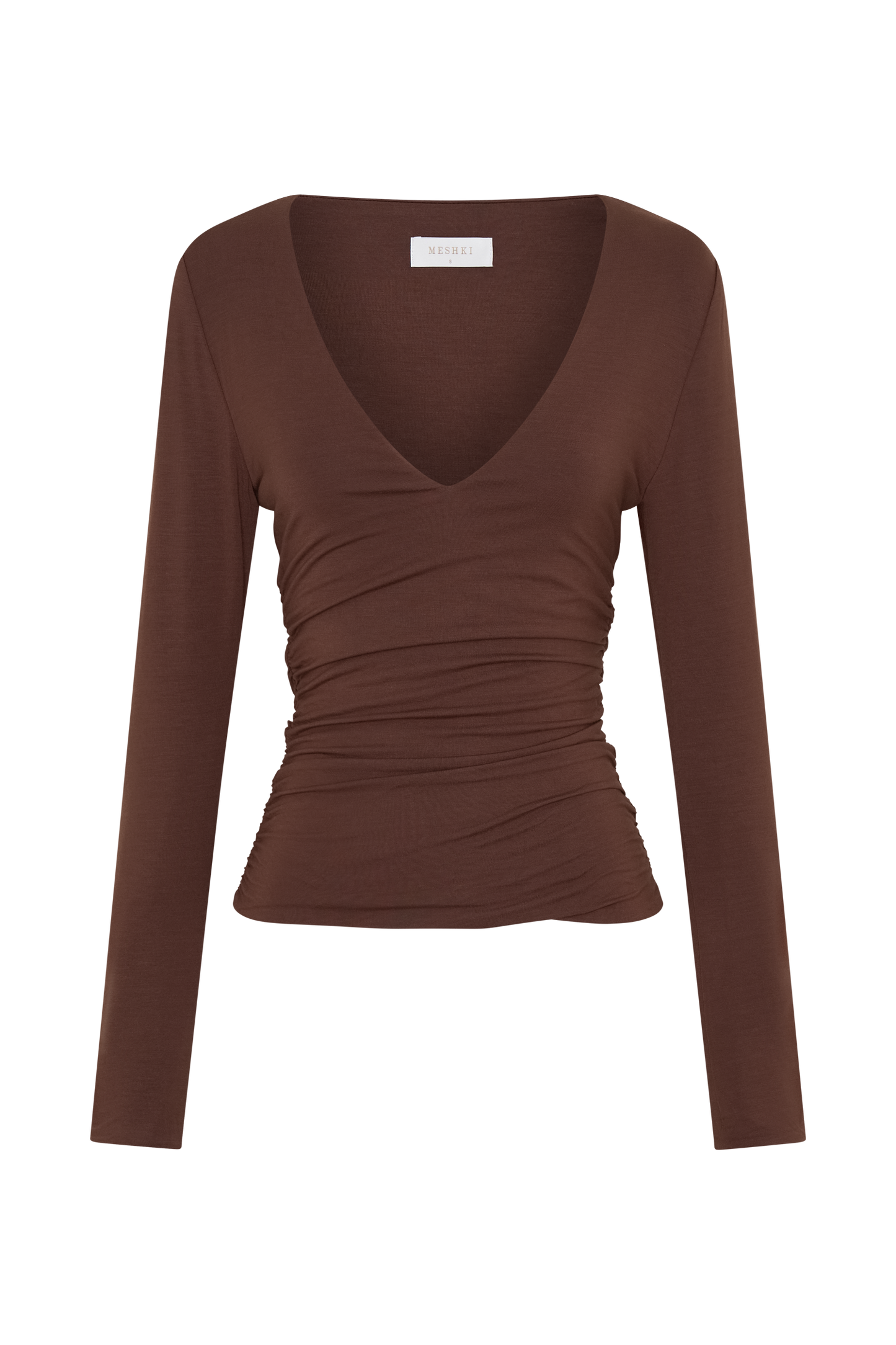 Sari Long Sleeve Modal Top - Chocolate