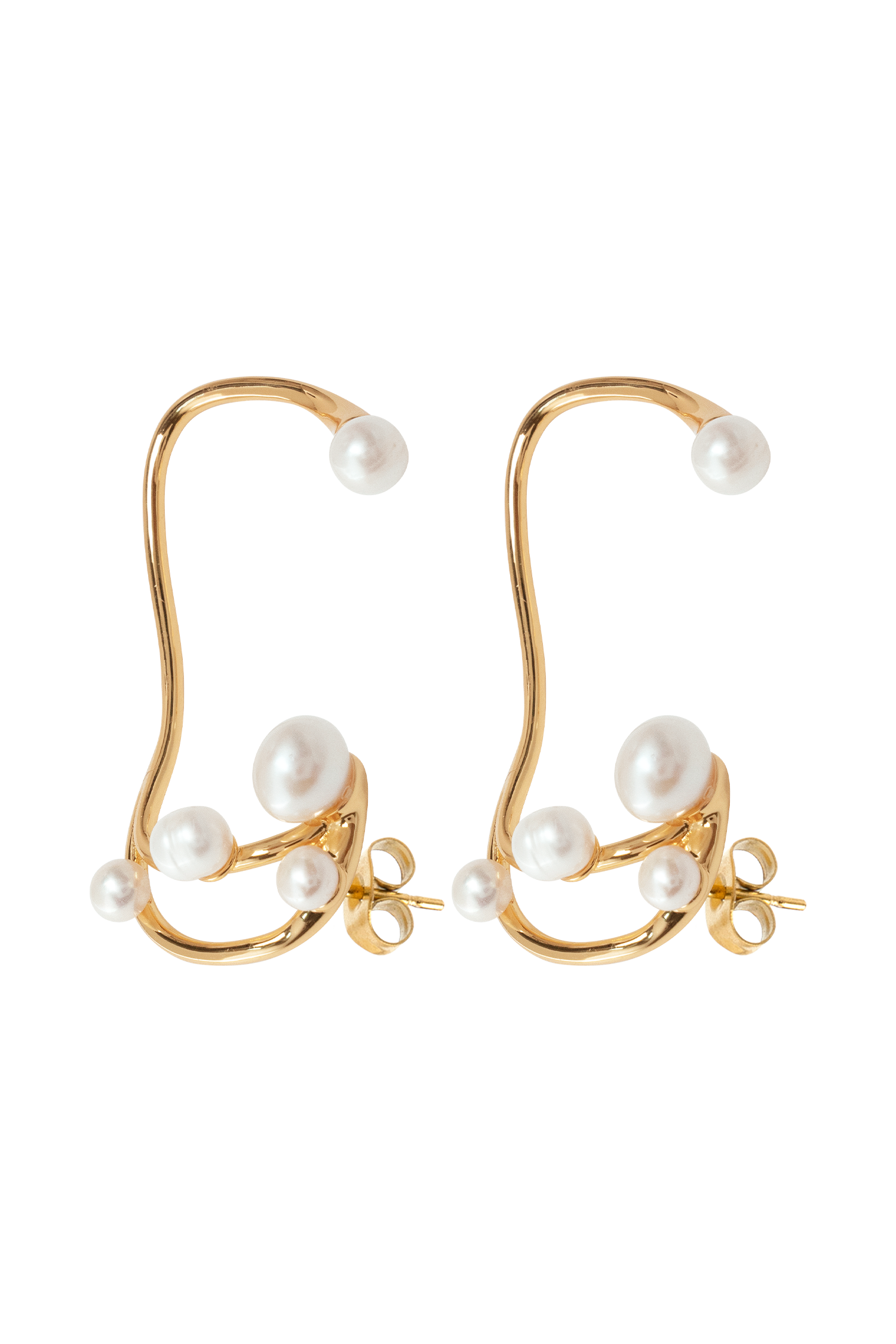 Saskia Freshwater Pearl Ear Cuff - Pearl #5