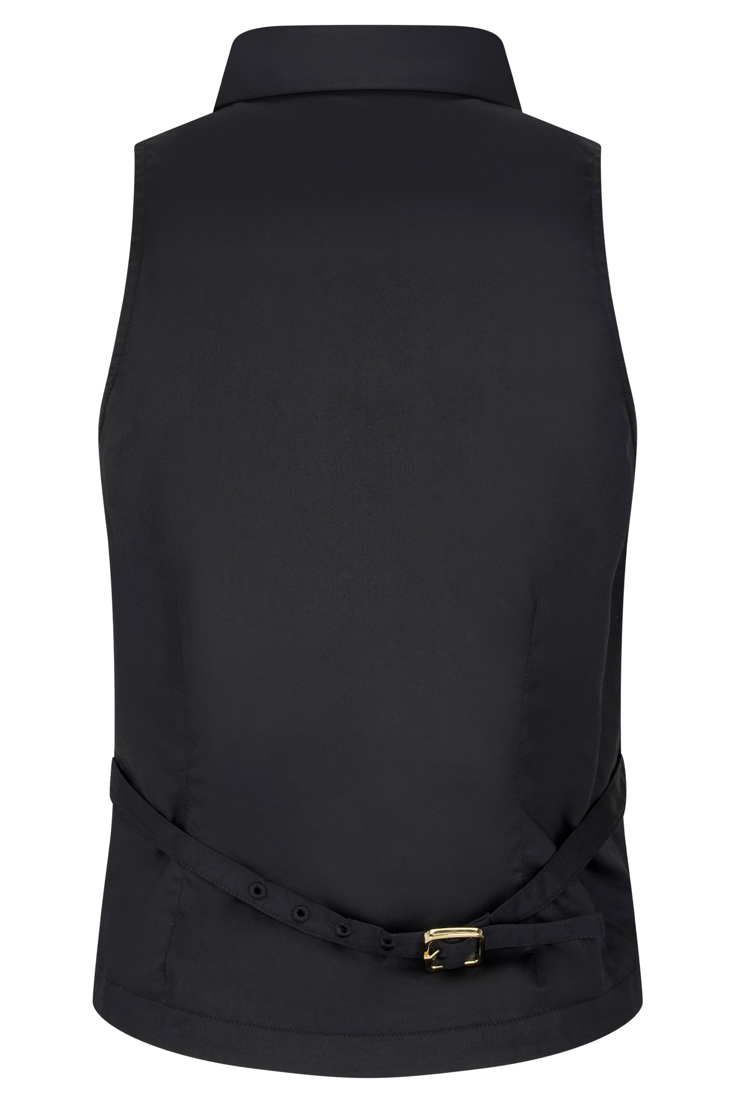Selene Sleeveless Halter Shirt - Black