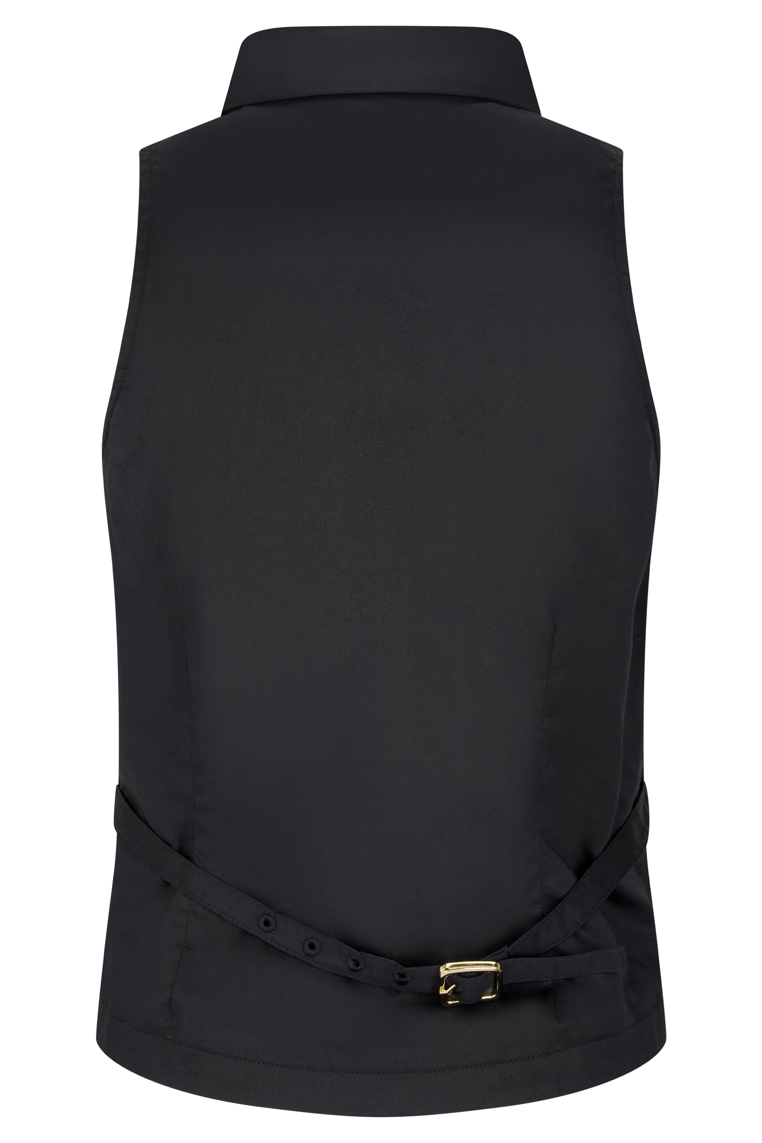 Selene Sleeveless Halter Shirt - Black #8