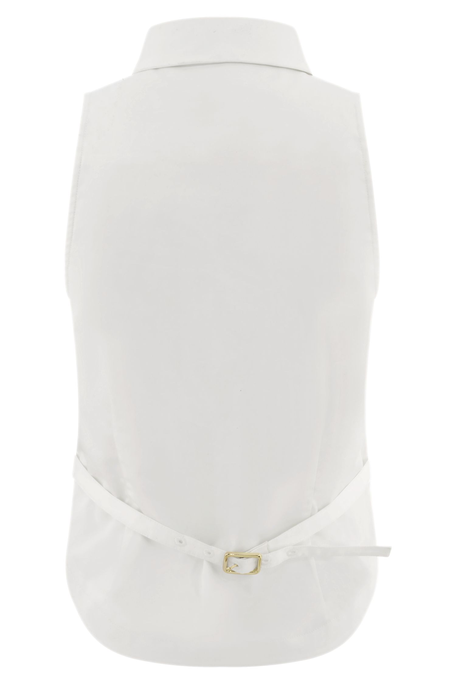 Selene Sleeveless Halter Shirt - White #7