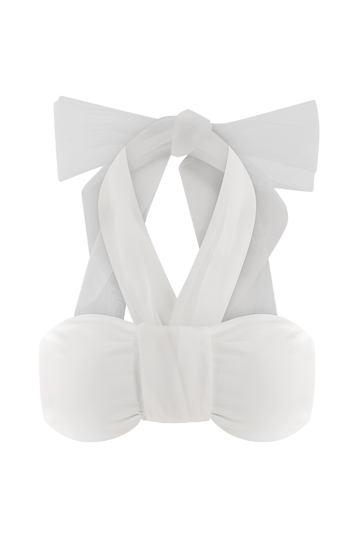 Sheryl Bow Bikini Top - Ivory