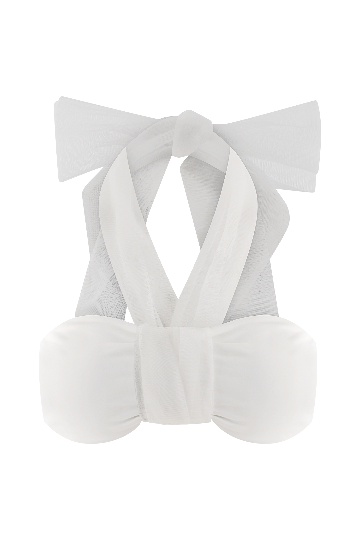 Sheryl Bow Bikini Top - Ivory #7