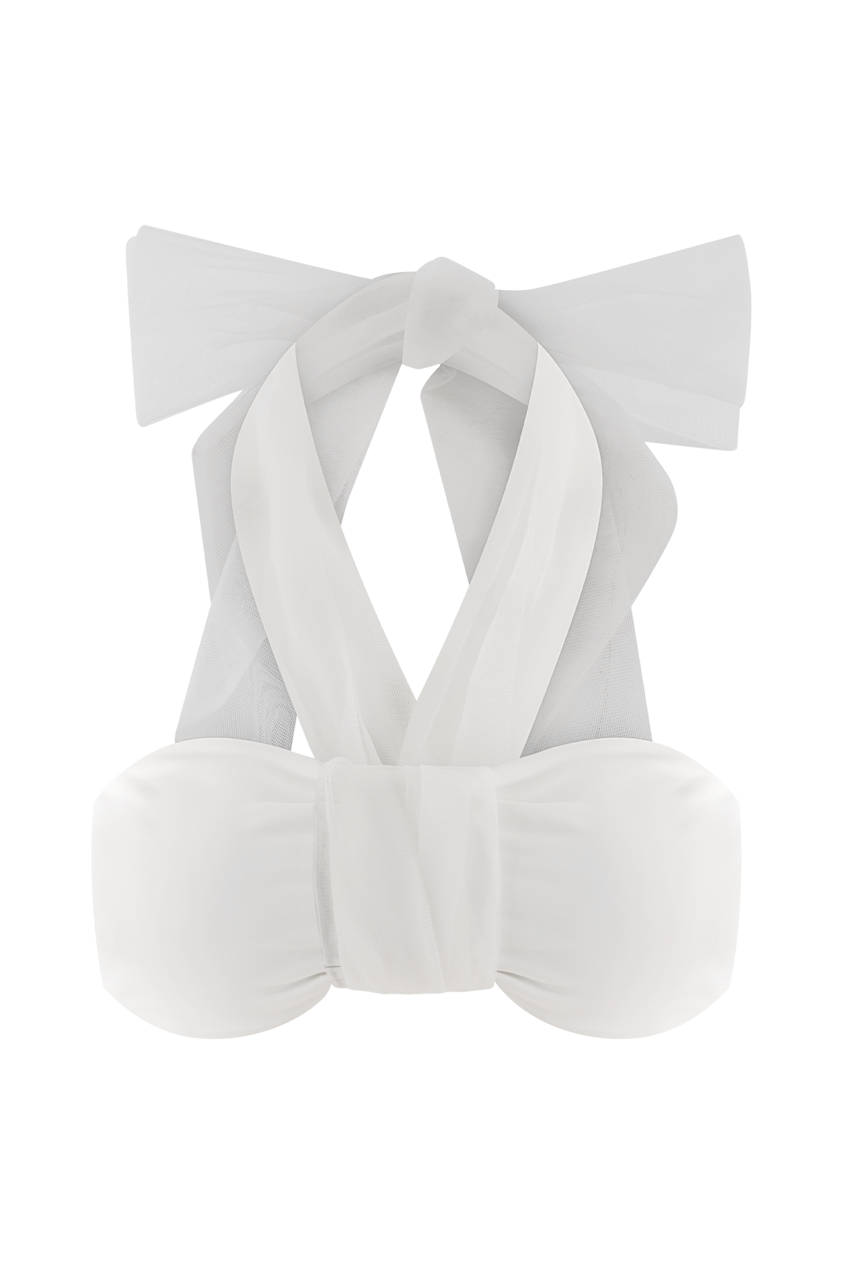 Sheryl Bow Bikini Top - Ivory