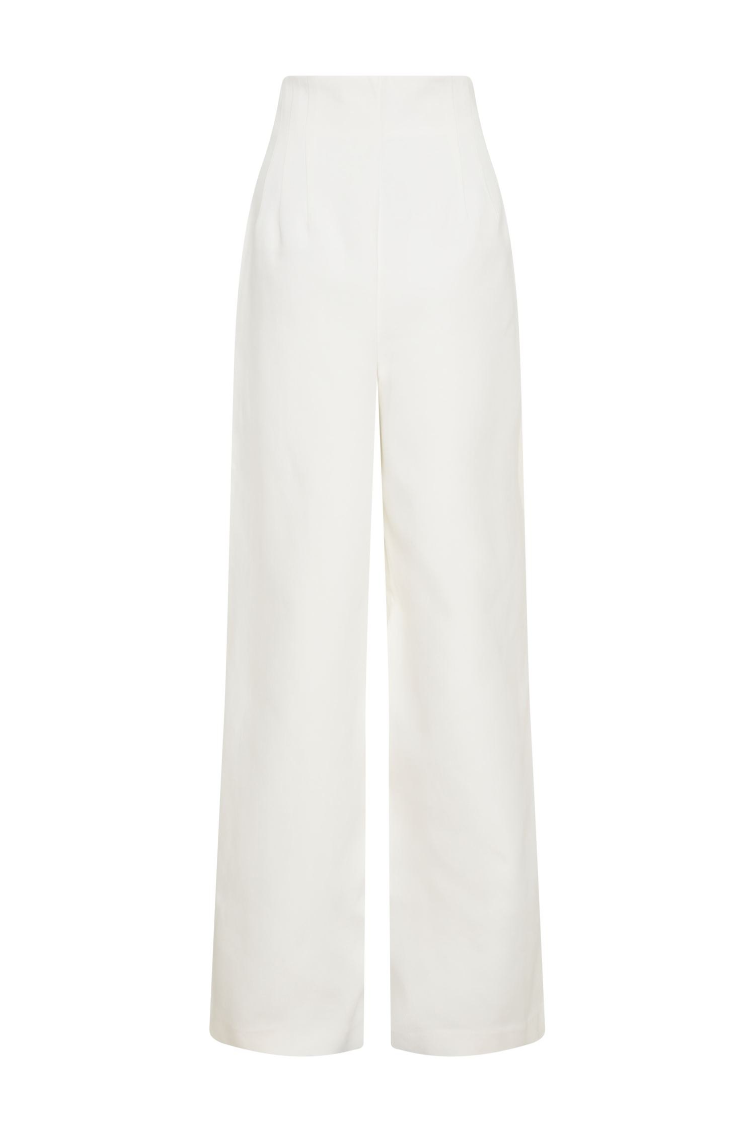 Silas High Waist Pants - White #8