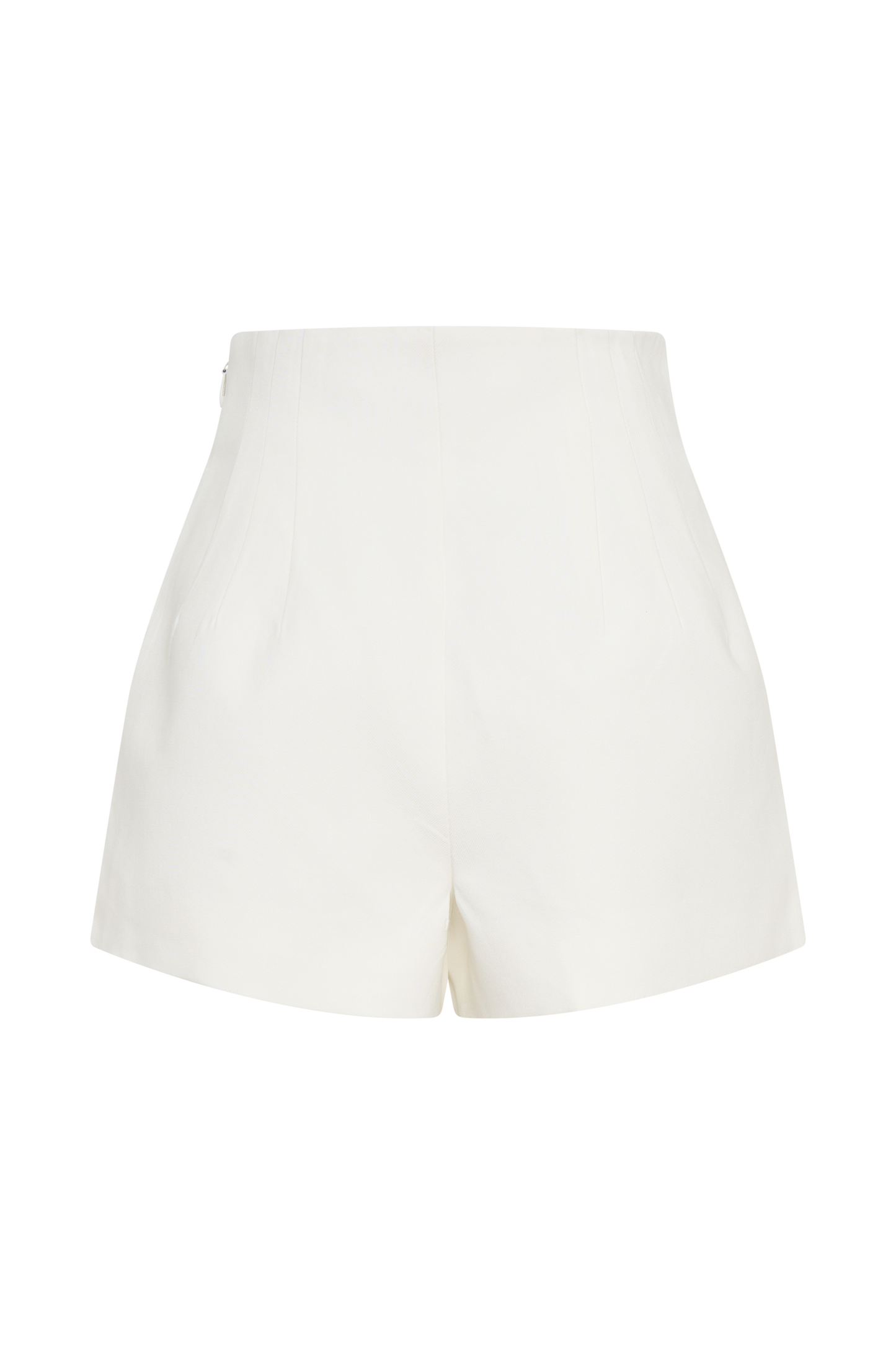 Silas High Waist Shorts - White