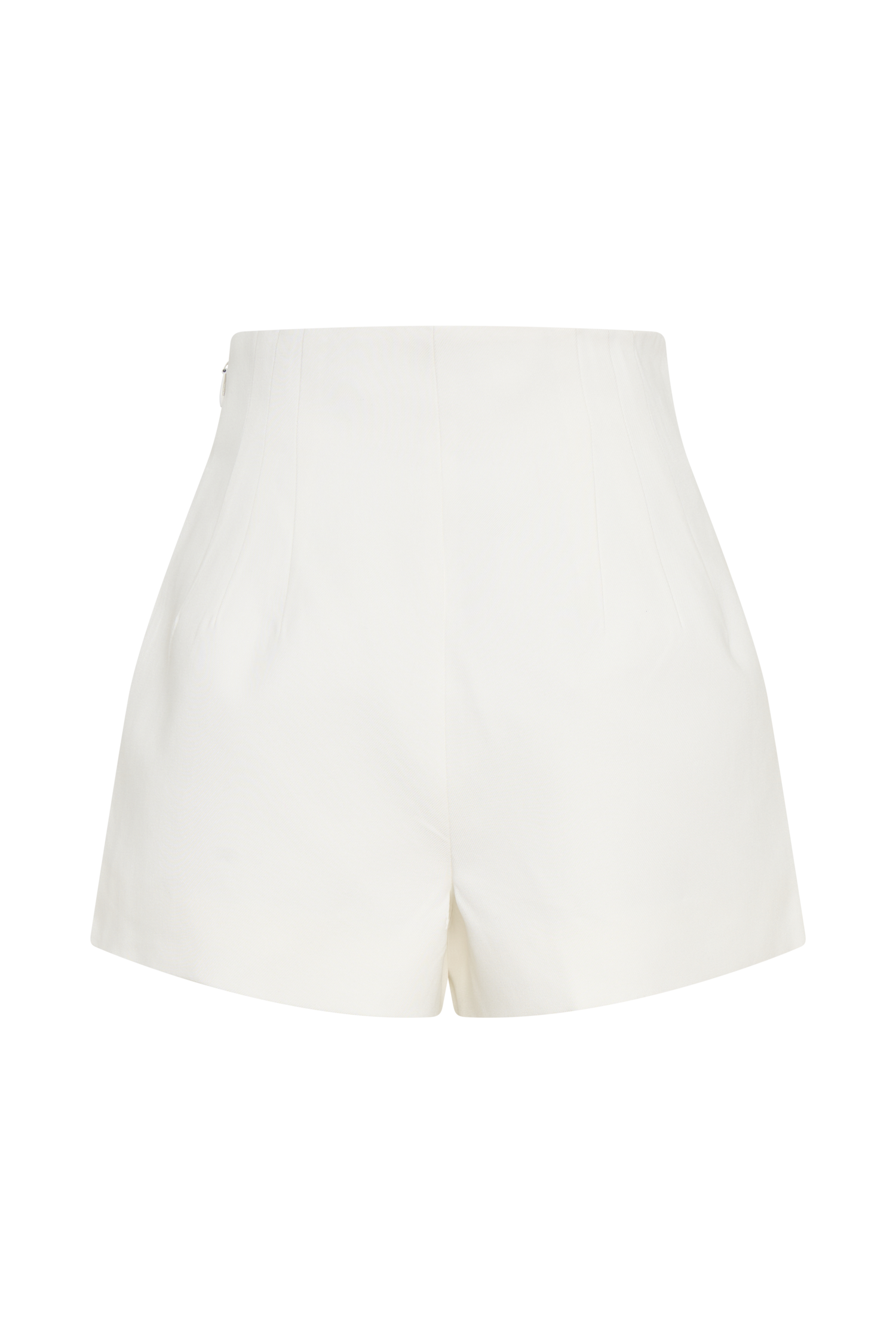 Silas High Waist Shorts - White #6
