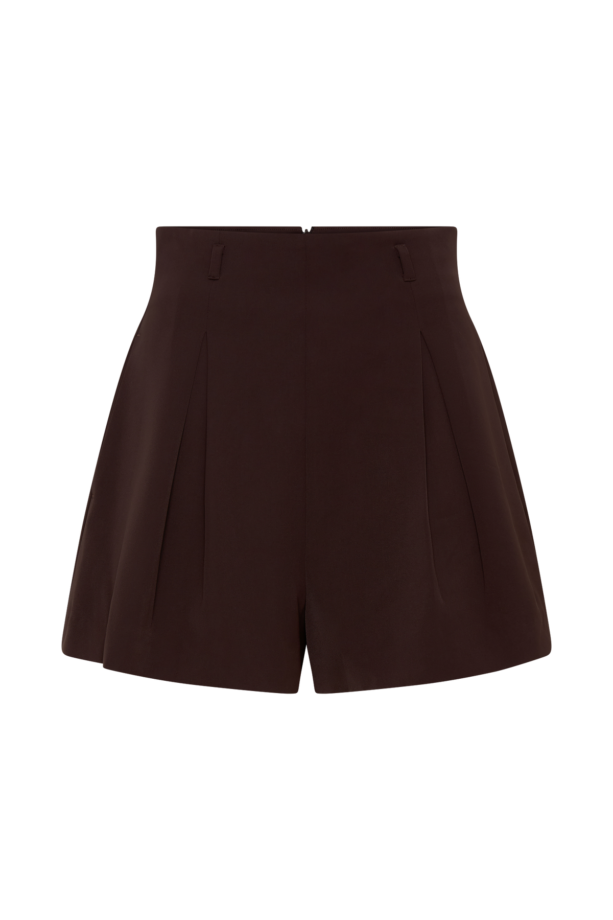 Simone Pleated Suiting Short - Dark Chocolate #6
